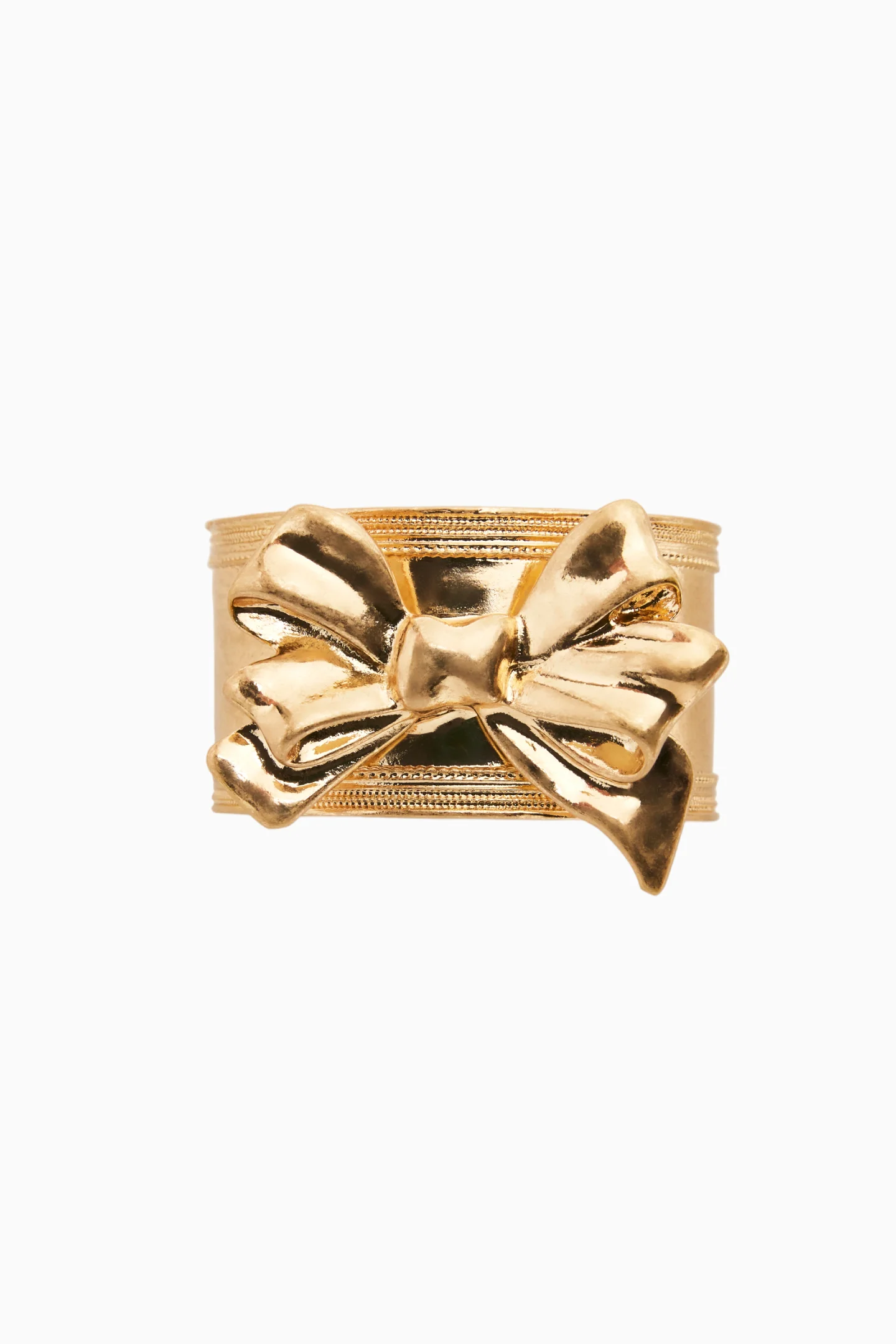 Erbstück-Gold-Band-Napkin-Ring-Set - Set aus 4 Stück