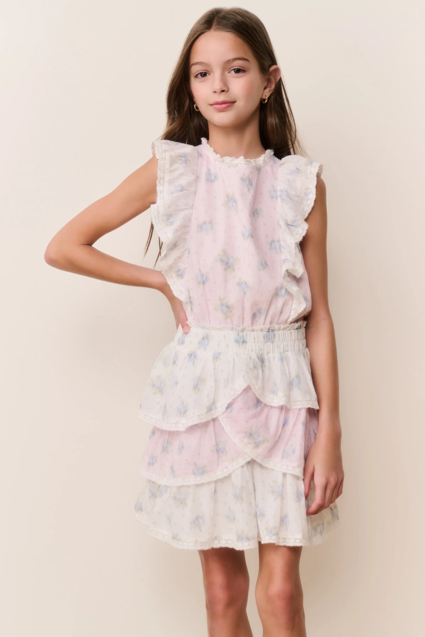 Tween Decker Mixed Print Kleid