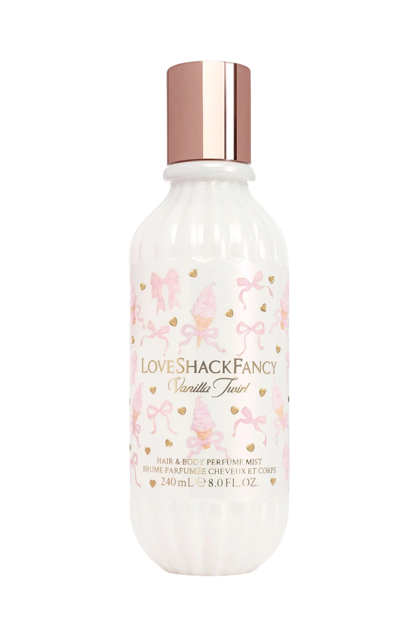 Vanille Twirl Haar- und Körperlotion mit Vanille-Mousse und gesalzenem Karamell