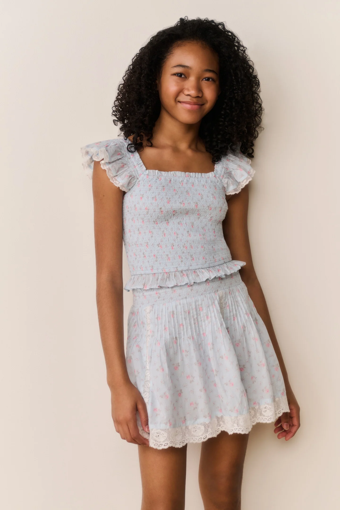 Tween Solena Floral Baumwollrock