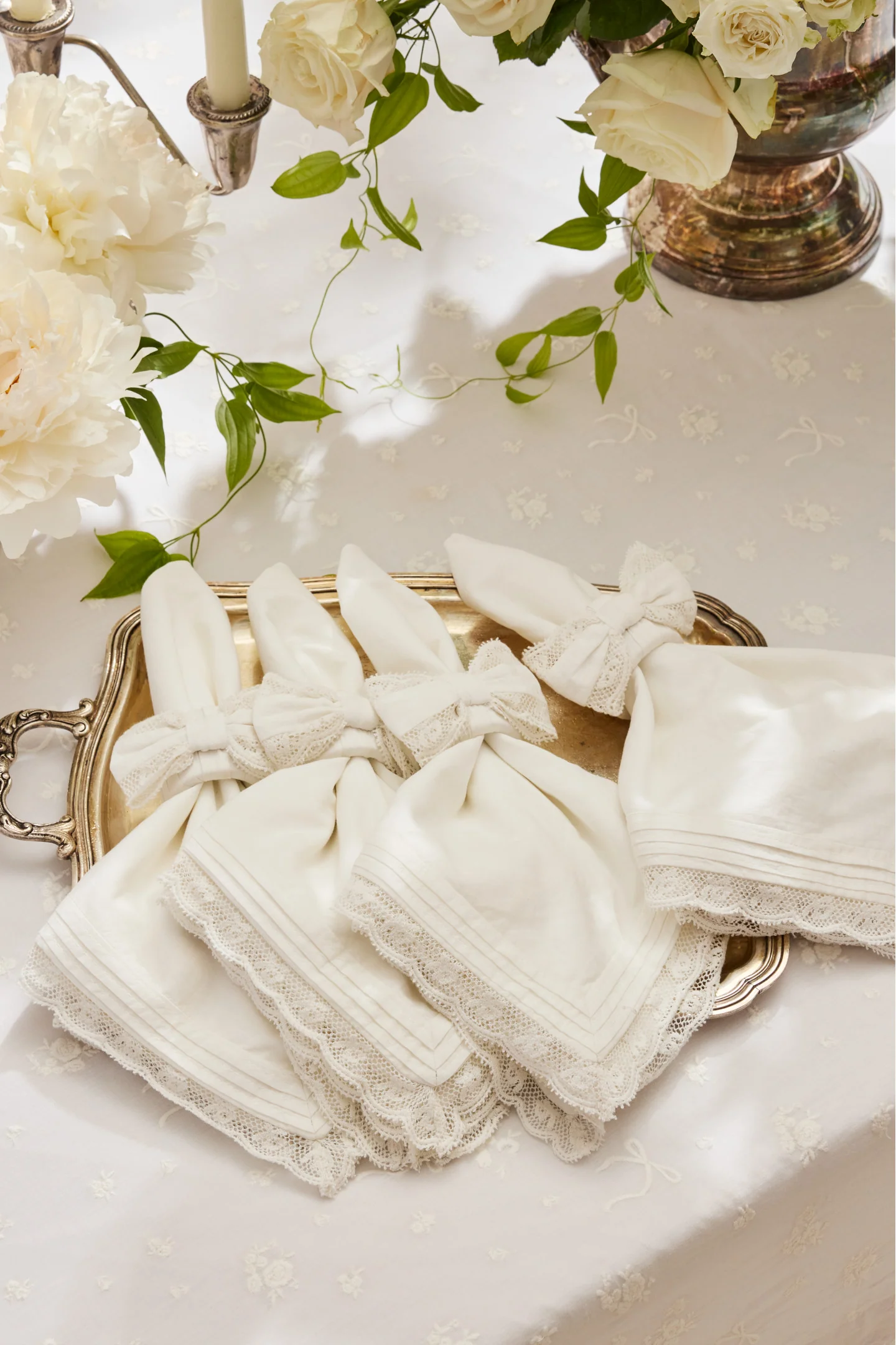 Victorian Servietten - Set aus 4 Stück