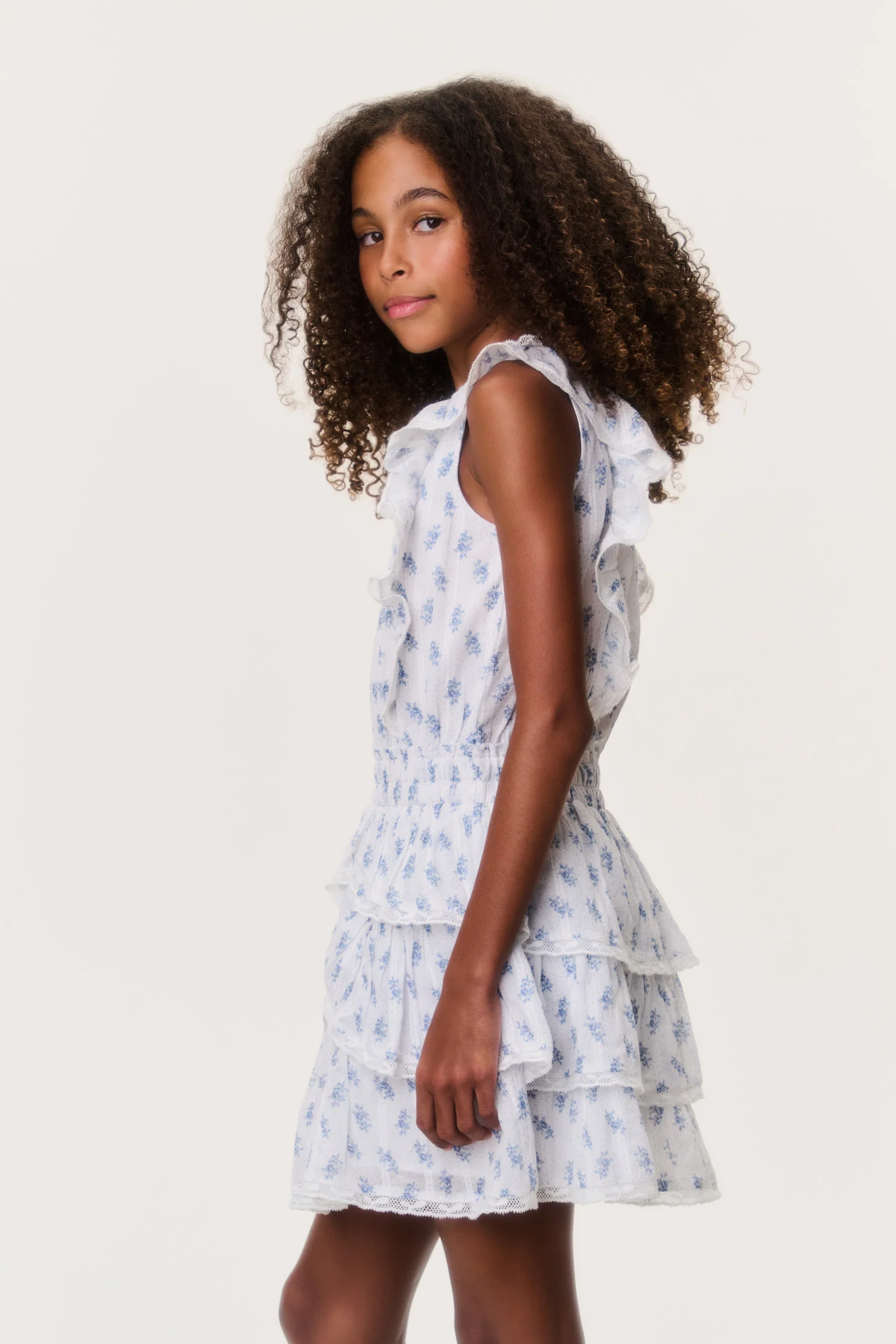 Tween Indigo Cloud Decker Kleid