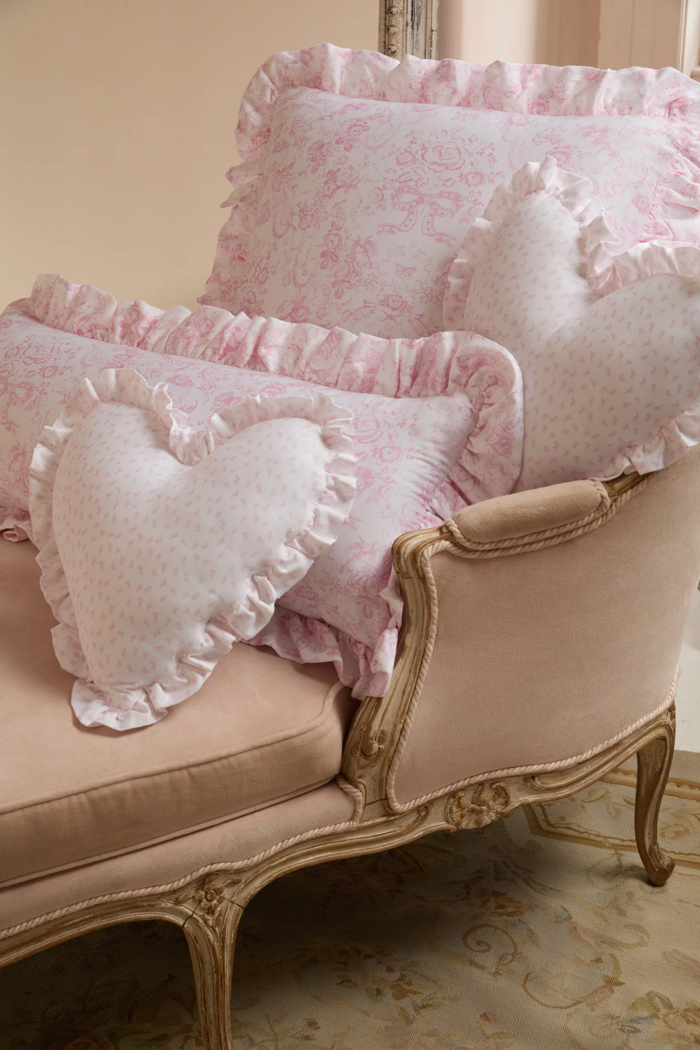Ruffle-Kissen