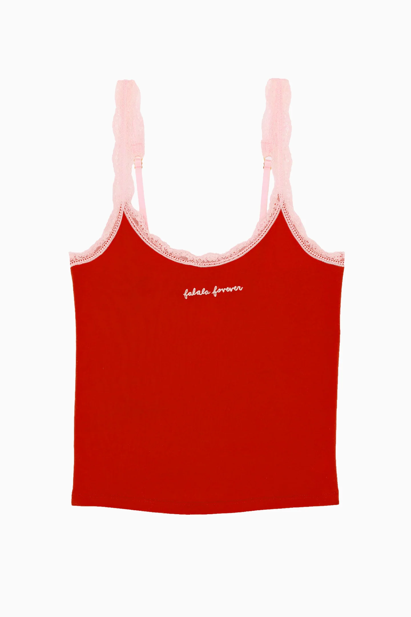 PINK x LoveShackFancy Baumwoll-Cami