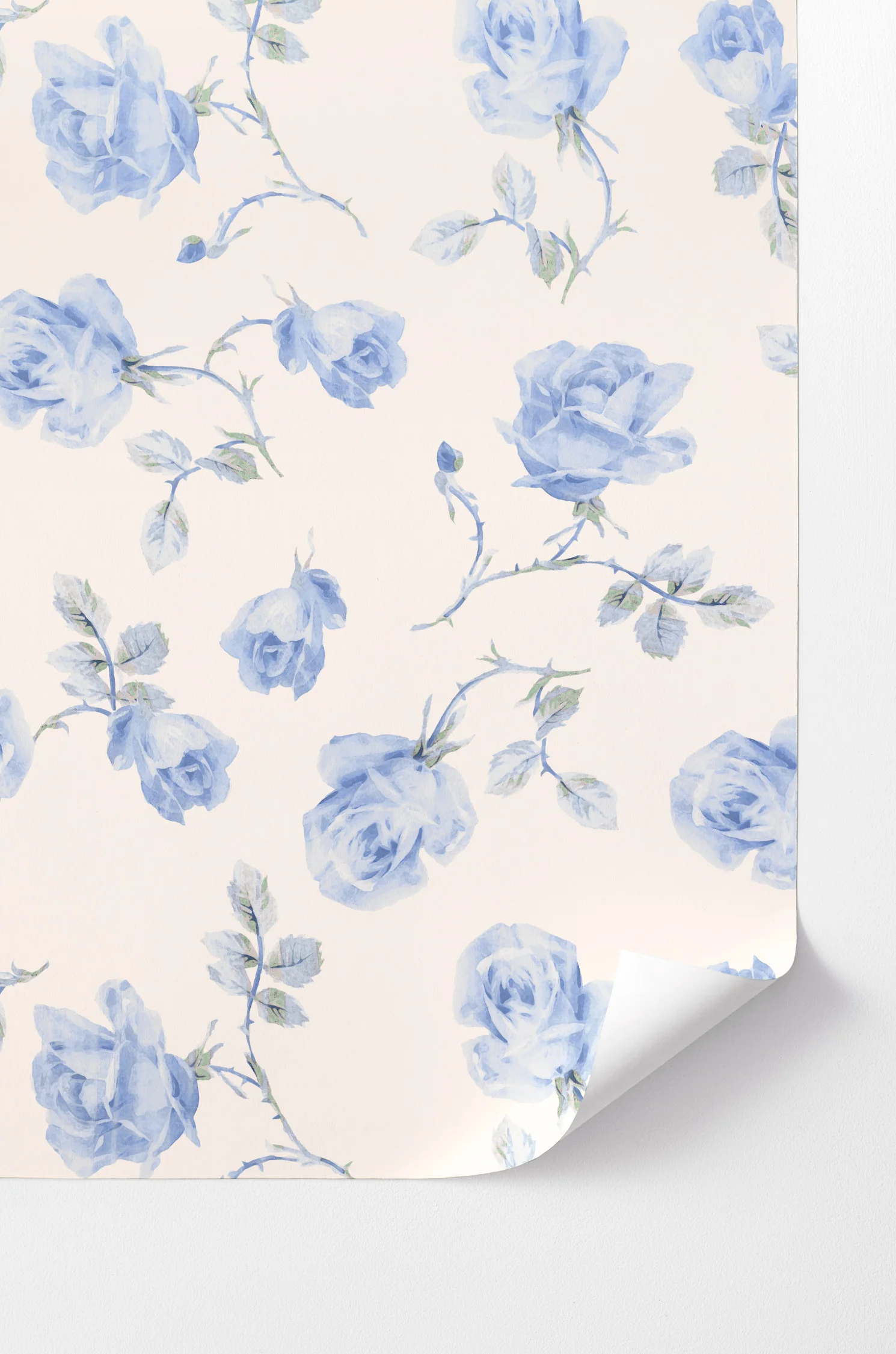 Französisch Blauer Streifen Rosa Abzieh- und Klebefolie
