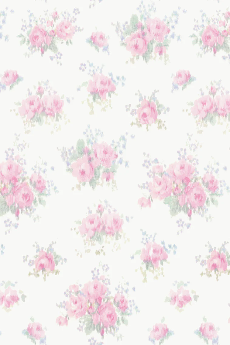 Breezy Ikat Rose Standardtapete