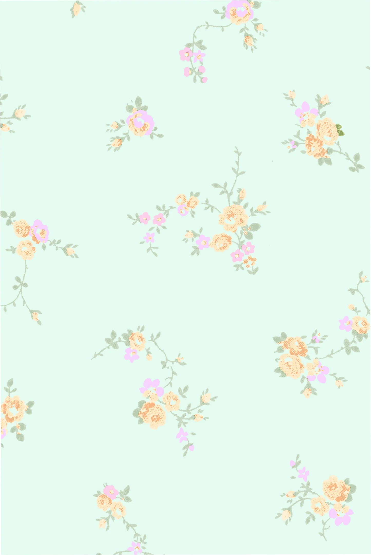 Ditsy Floral Rüschen-Minirock