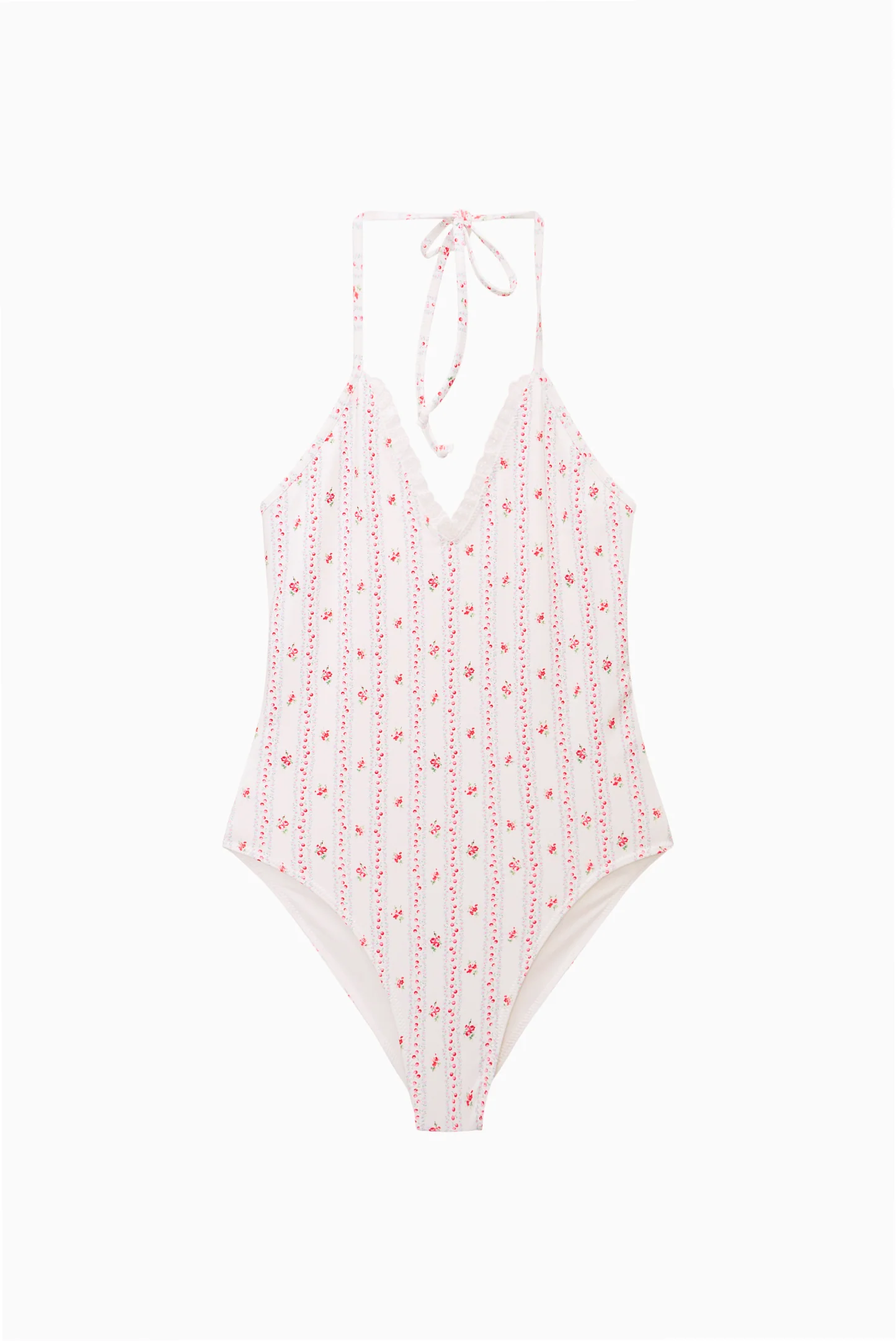 Tween Cherry Stripe Liorra Badeanzug