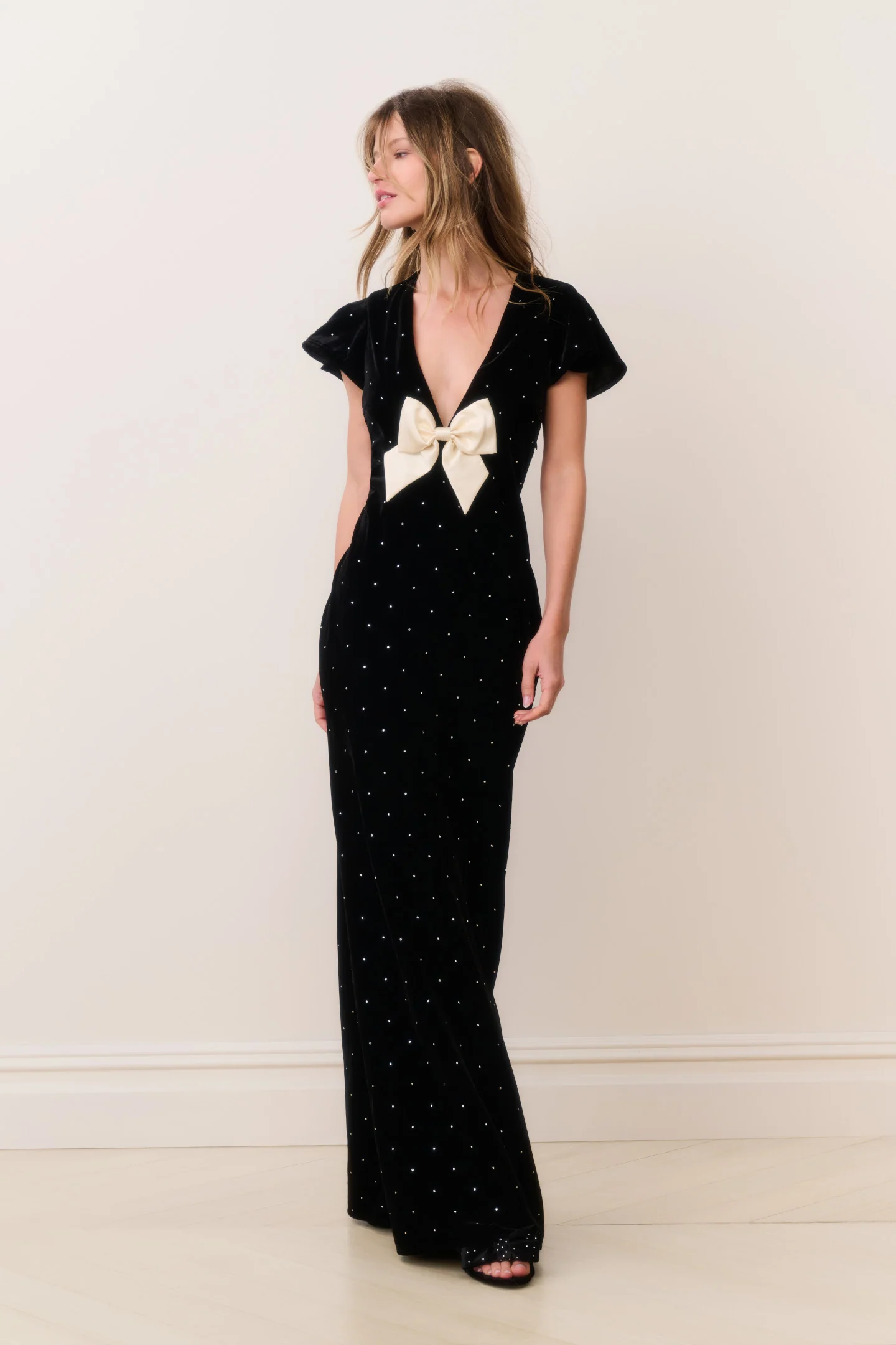 Melora Velvet Maxi-Kleid