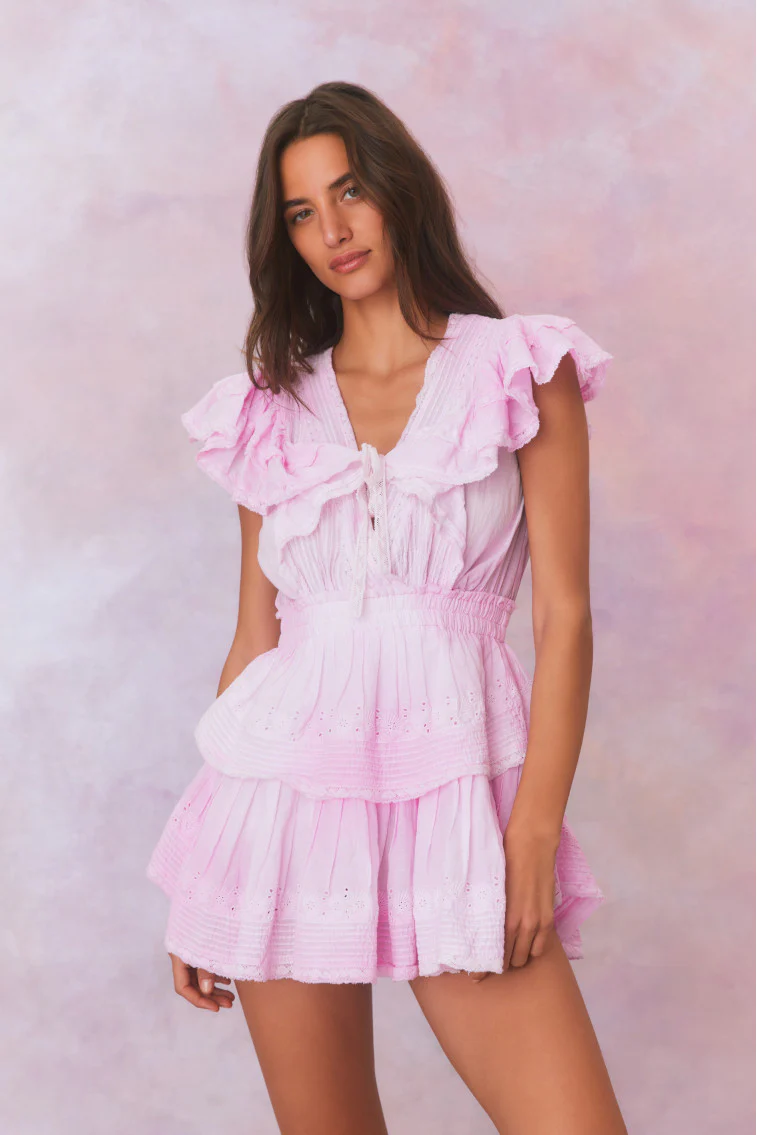 Gwen Handgefärbtes Upcycling-Minikleid