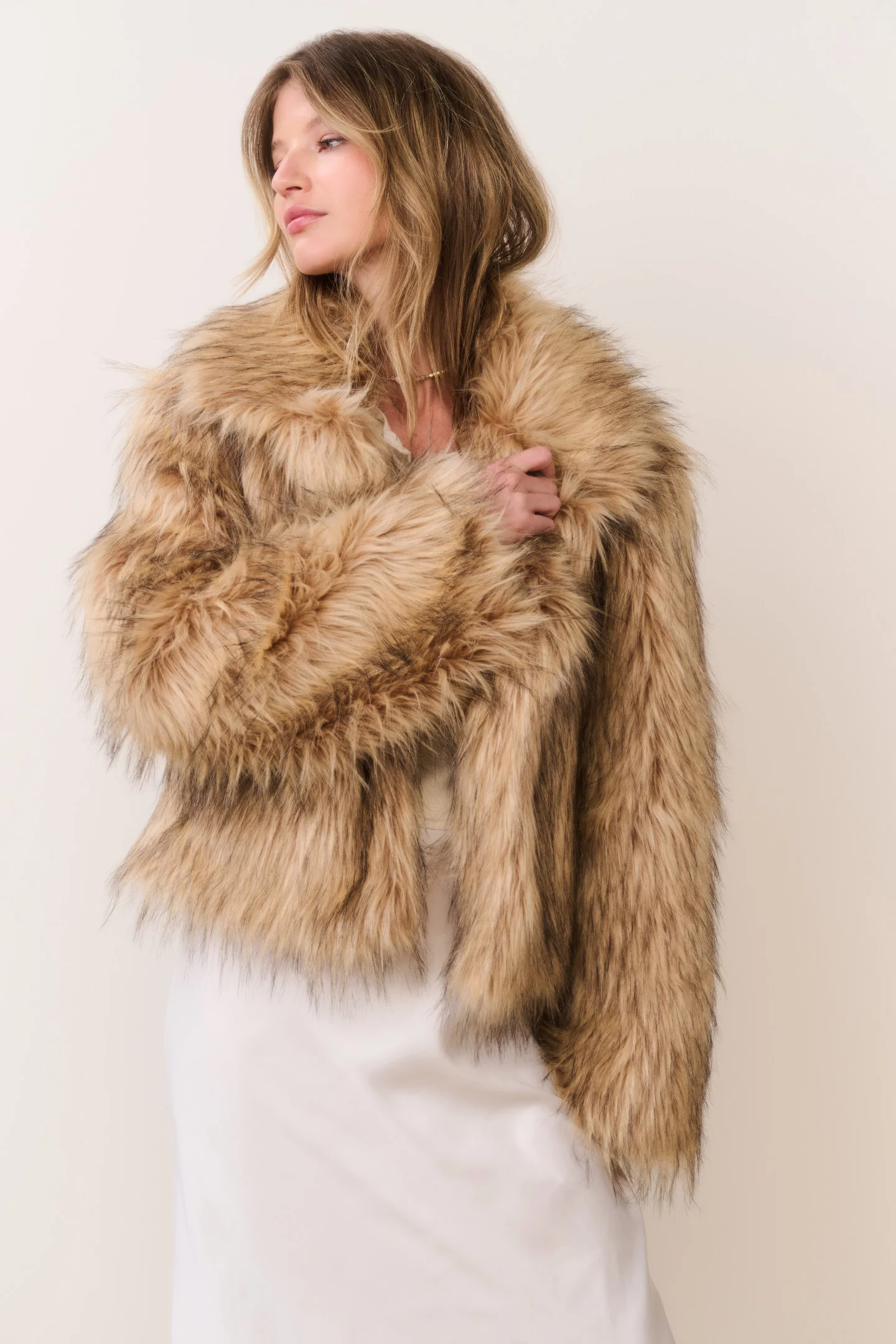 Valina Kunstpelzjacke