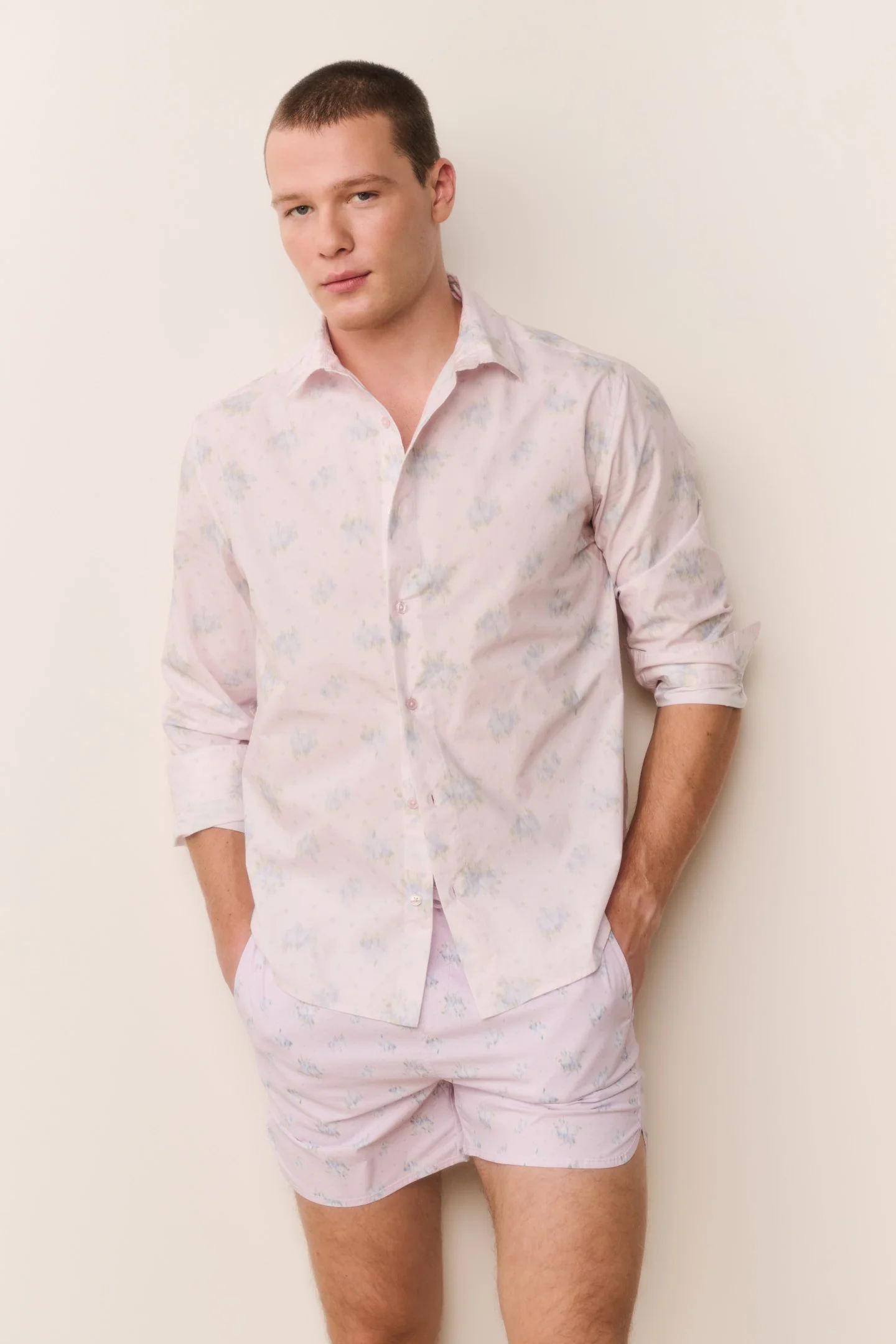 MR FANCY Hudley Floral Unisex-Hemd