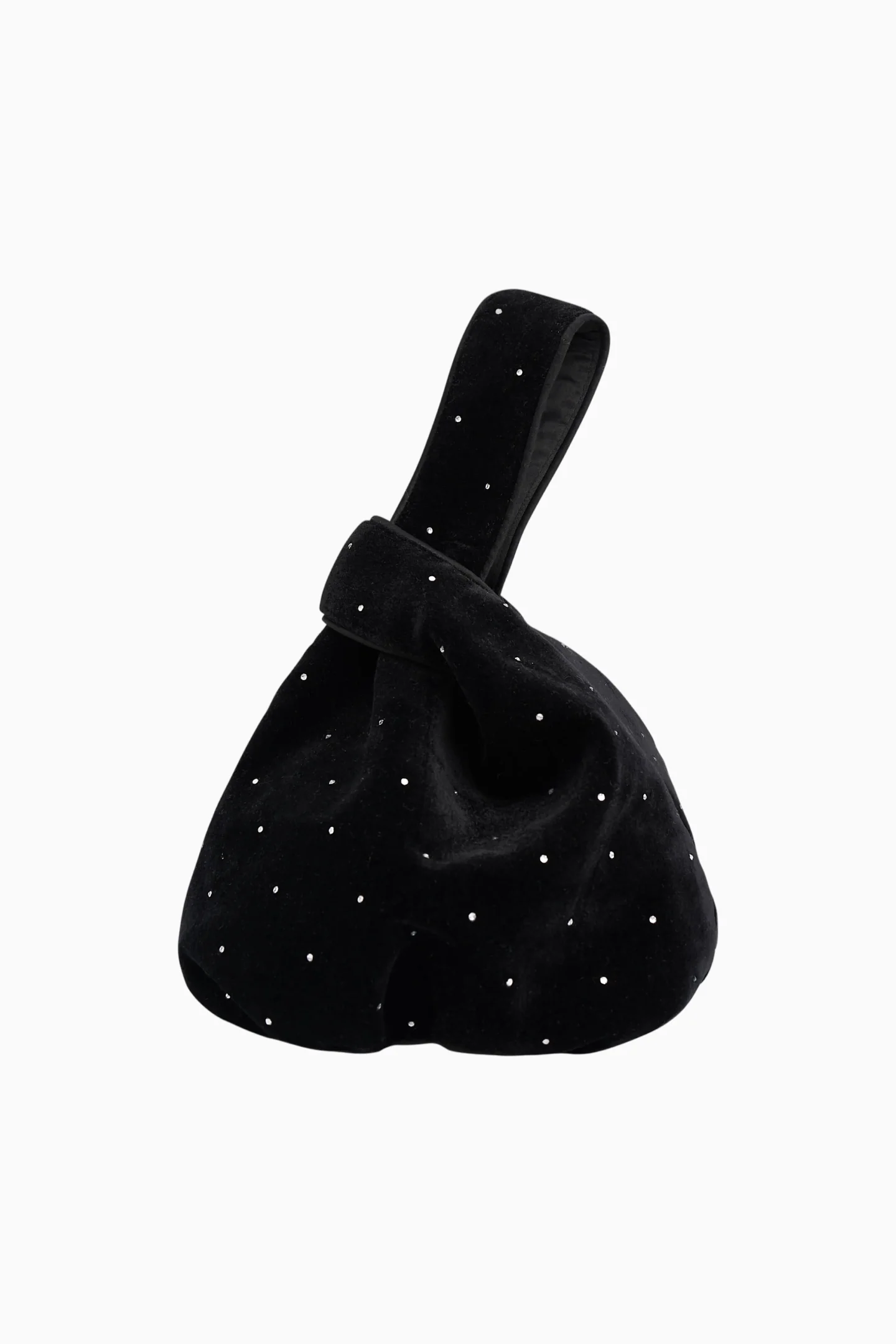 Aino verzierte Samt-Handtasche
