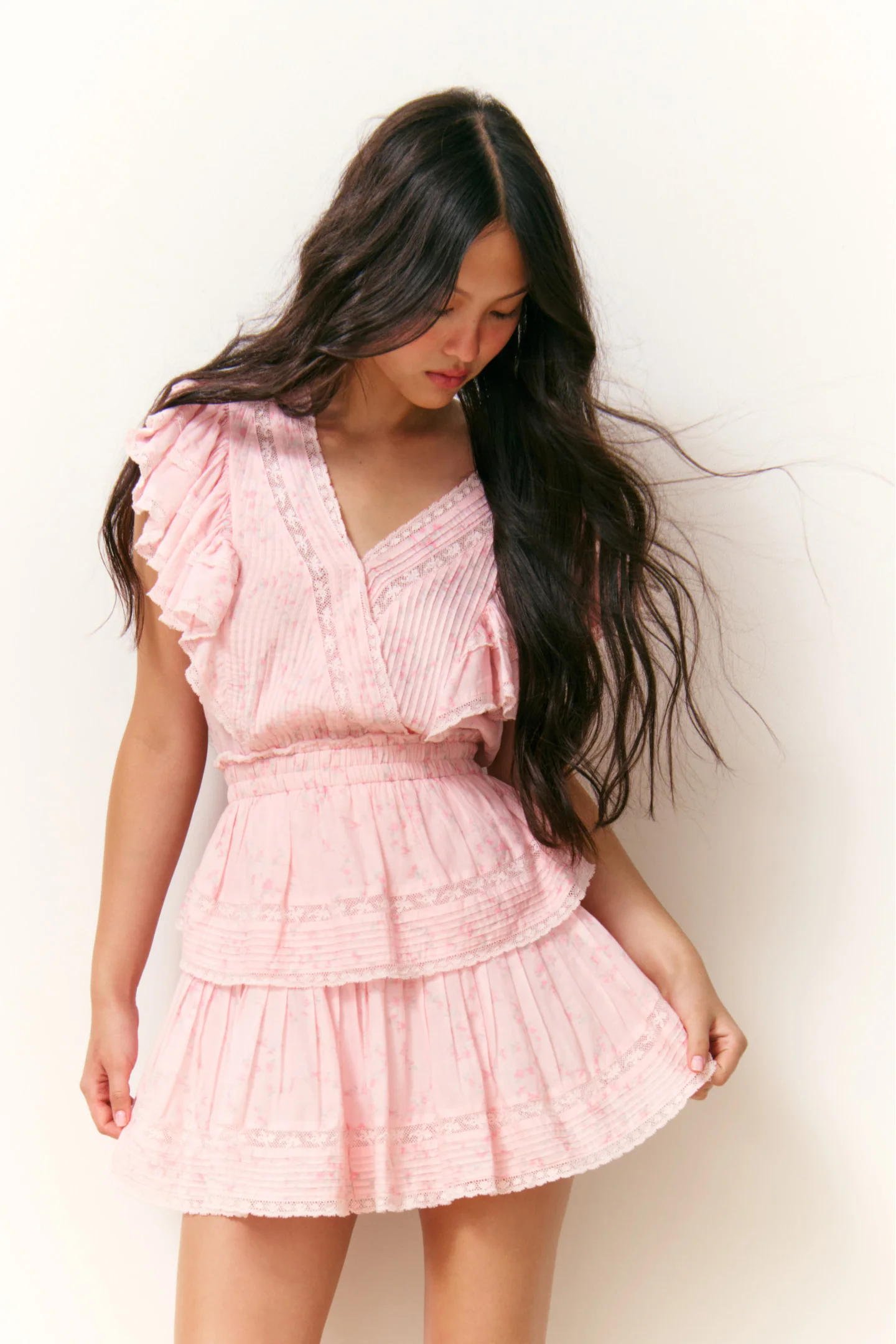 Gwen Luna Rosa Fleur-Kleid