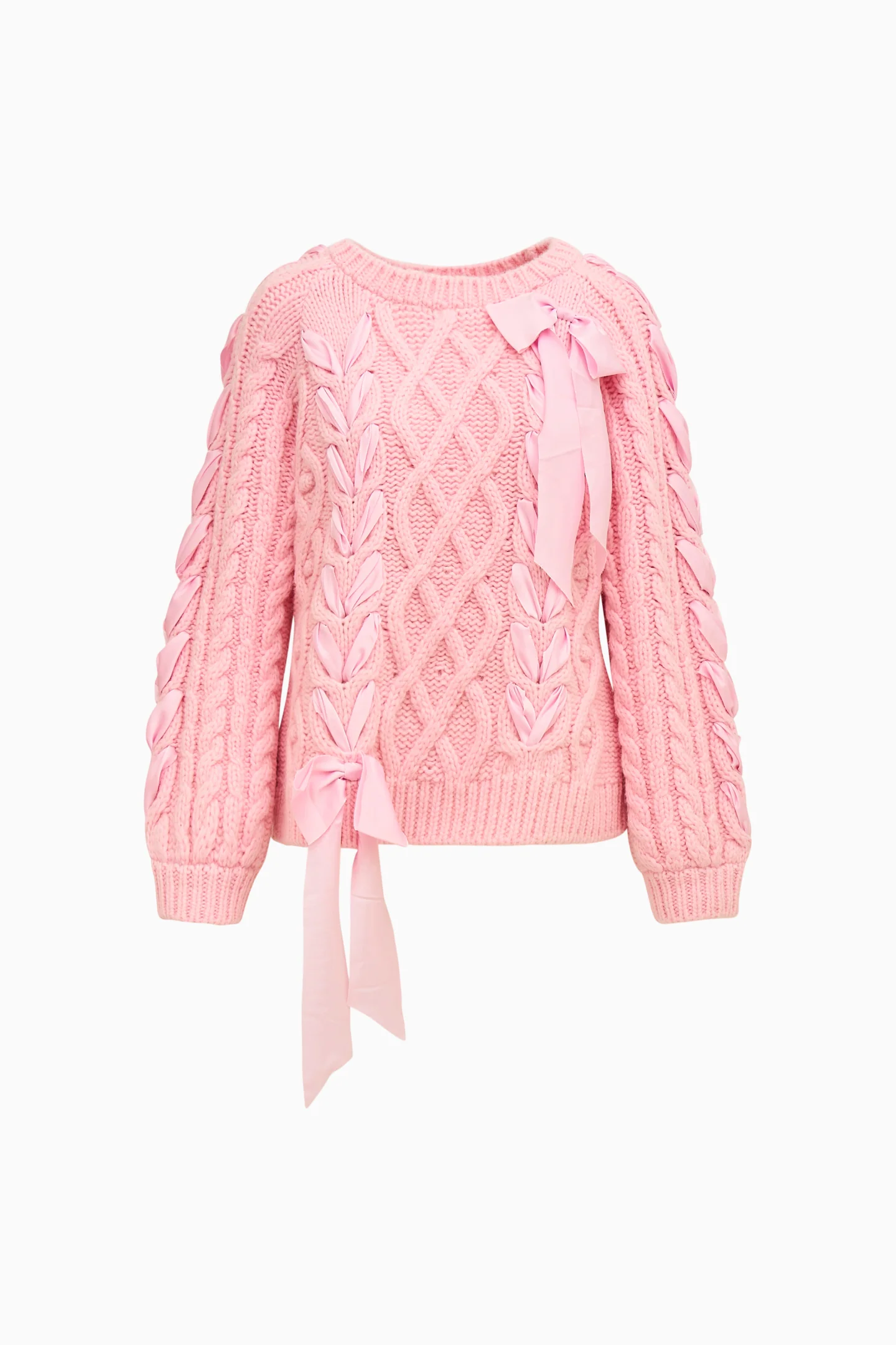 Tween Doria Alpaca-Blend-Ribbongarnitur-Pullover