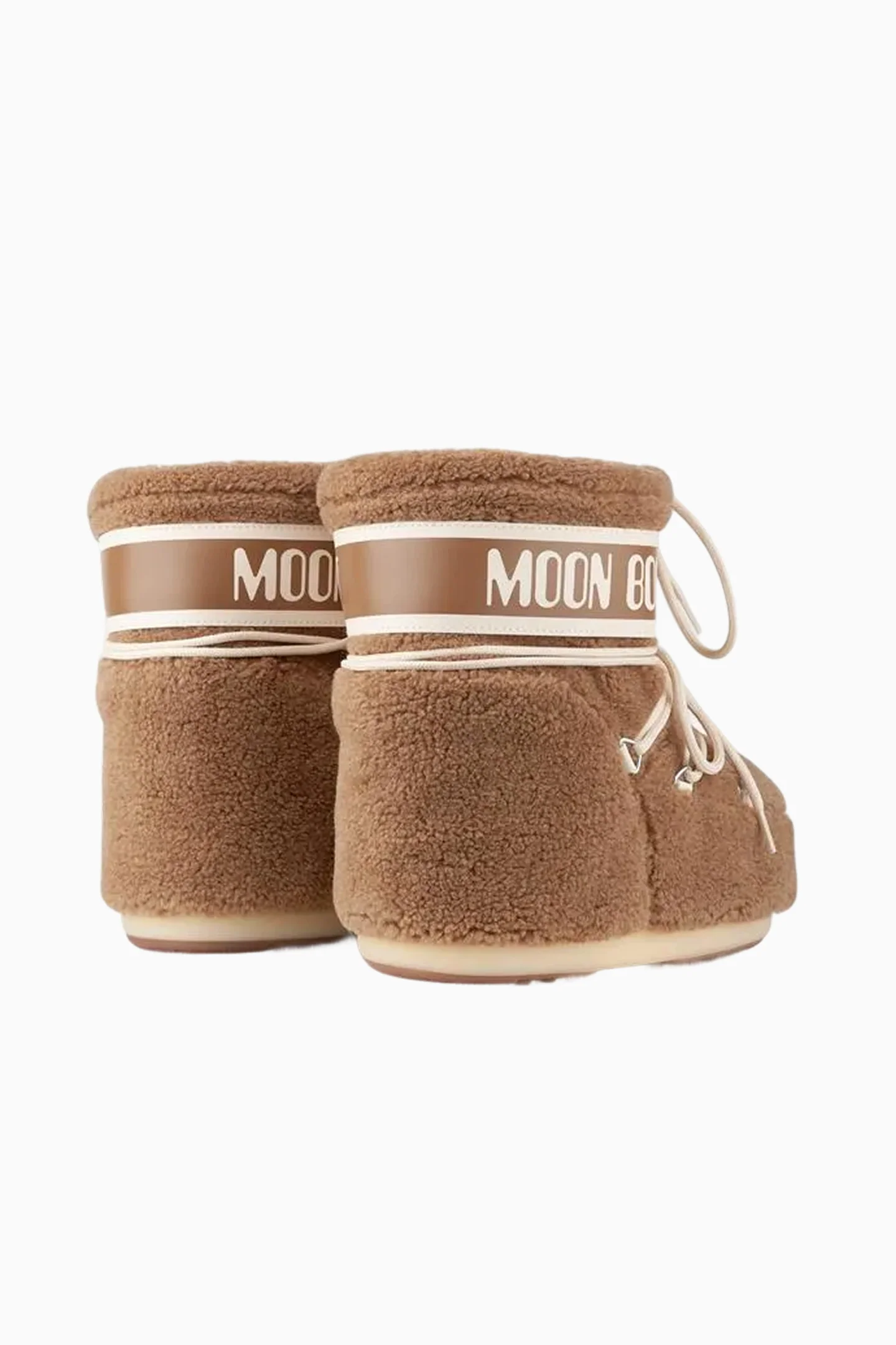 Moon Boot Icon Low Camel-Fleece-Stiefel