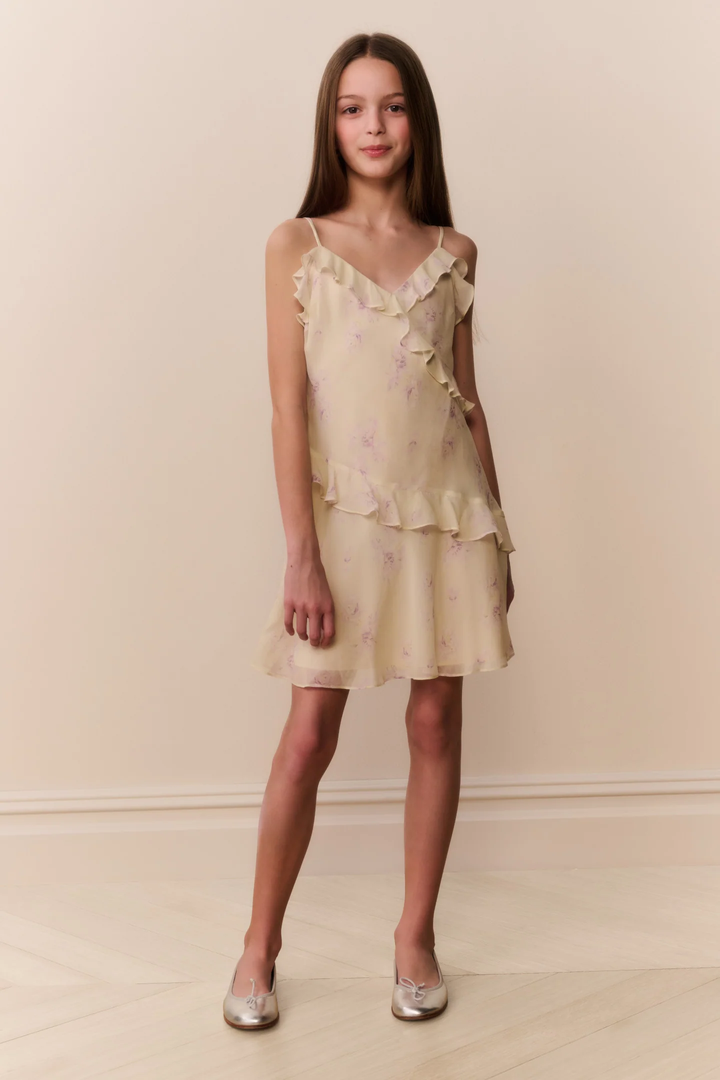 Tween Lomina Bluse mit Blumenmuster aus Chiffon