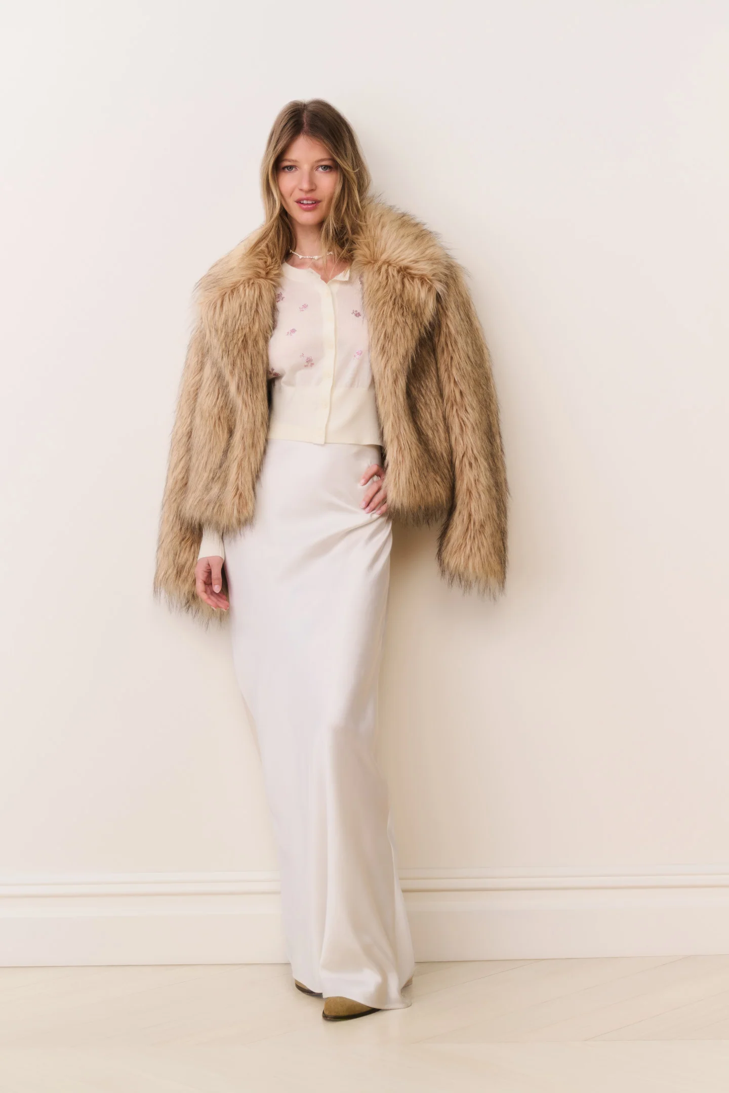 Valina Kunstpelzjacke
