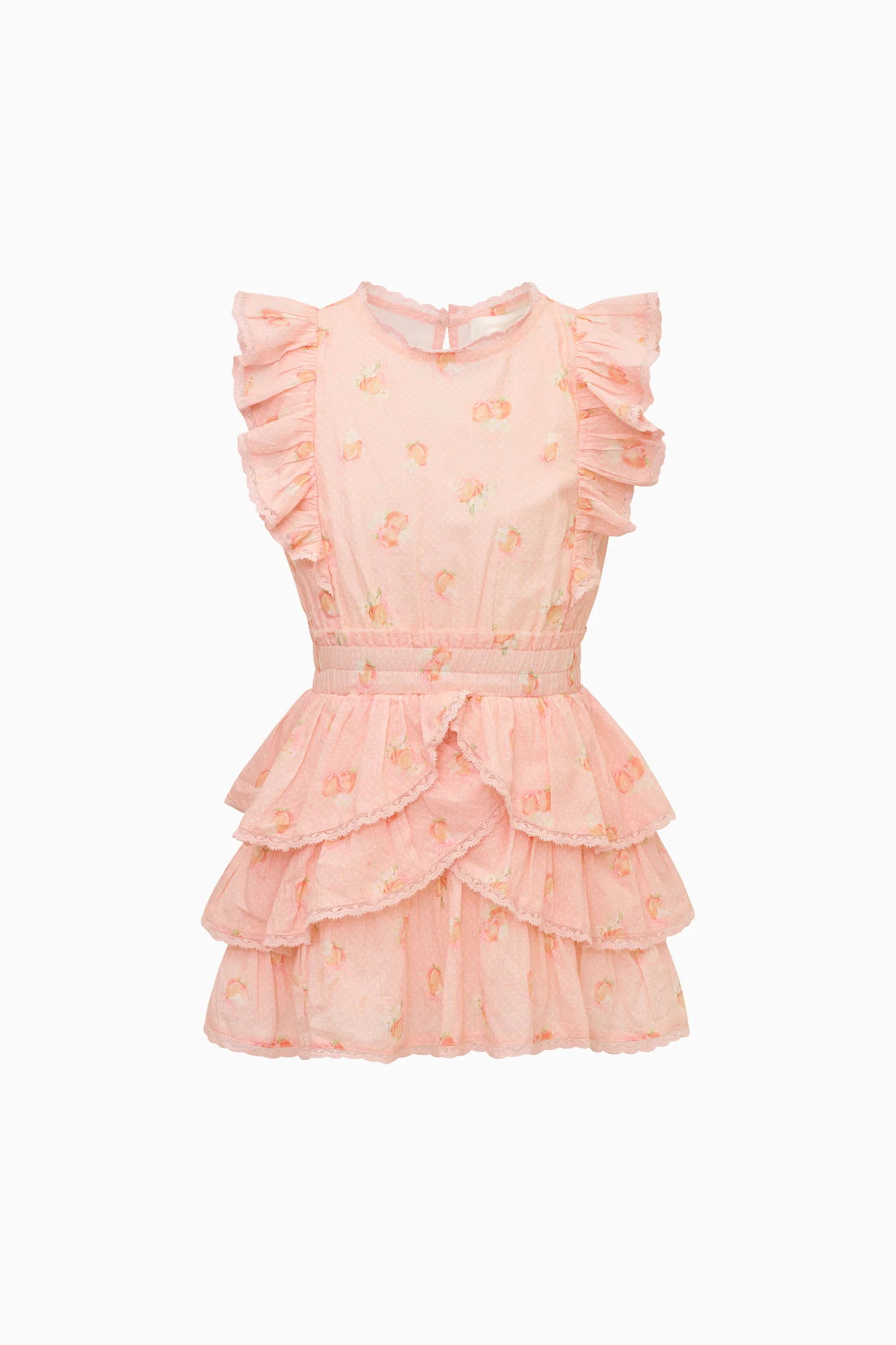 Tween Peach Pom-Pom-Decker-Kleid