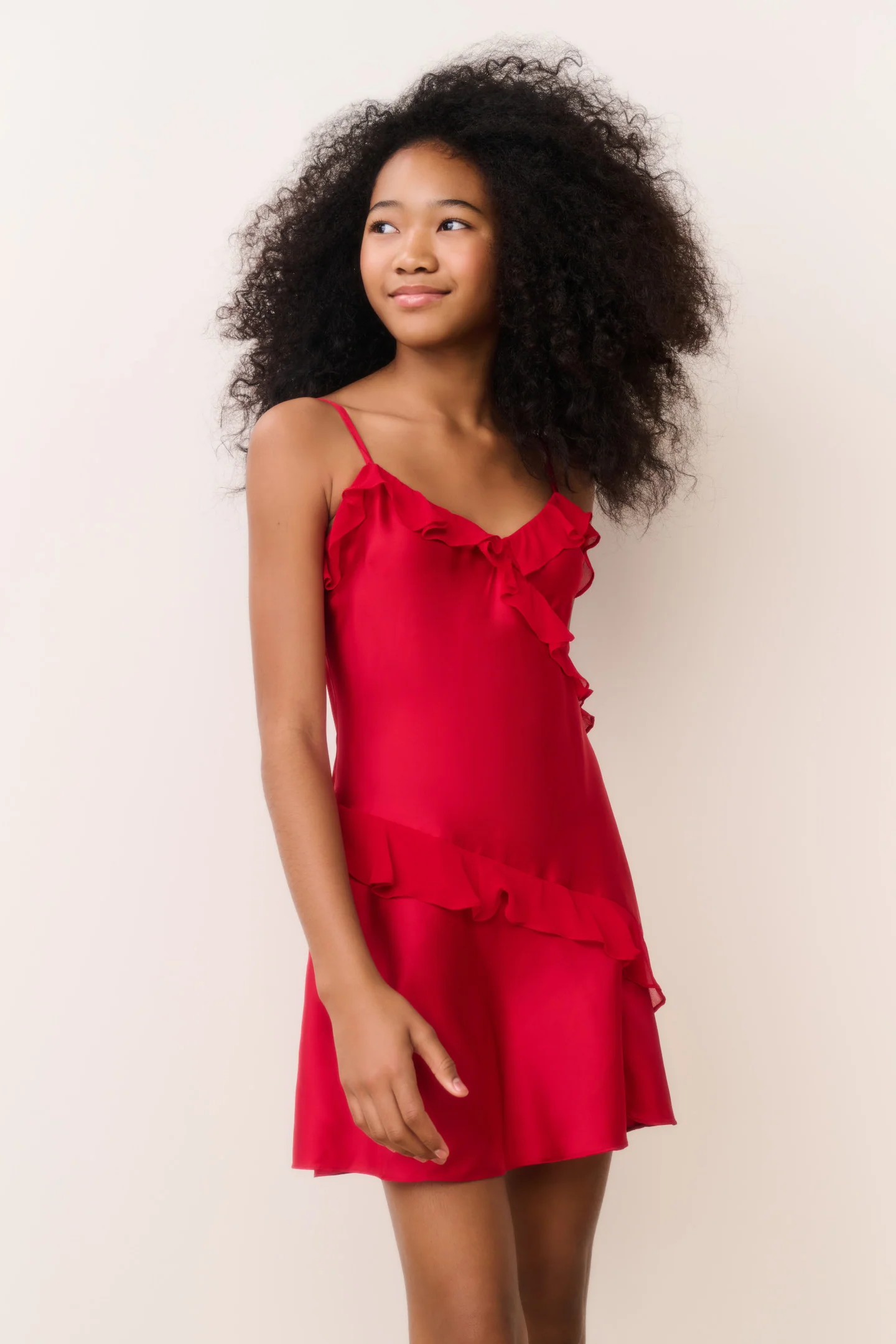 Tween Mini Lomina Charmeuse-Kleid
