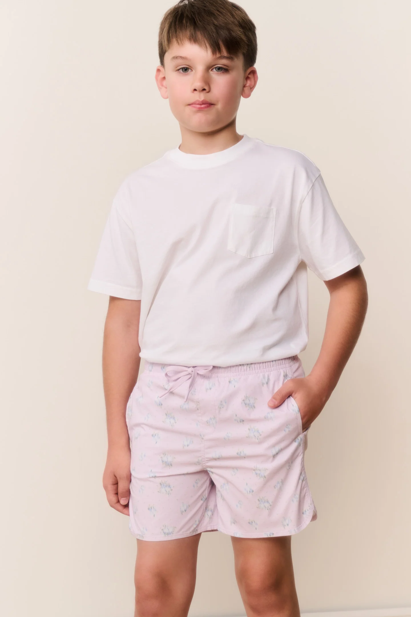 Jungen Blumendesign Badehose