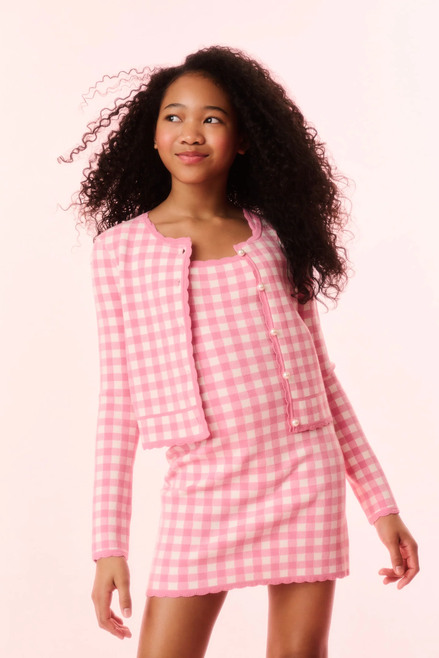 Mädchen Alhambra Streifenstrickjacke