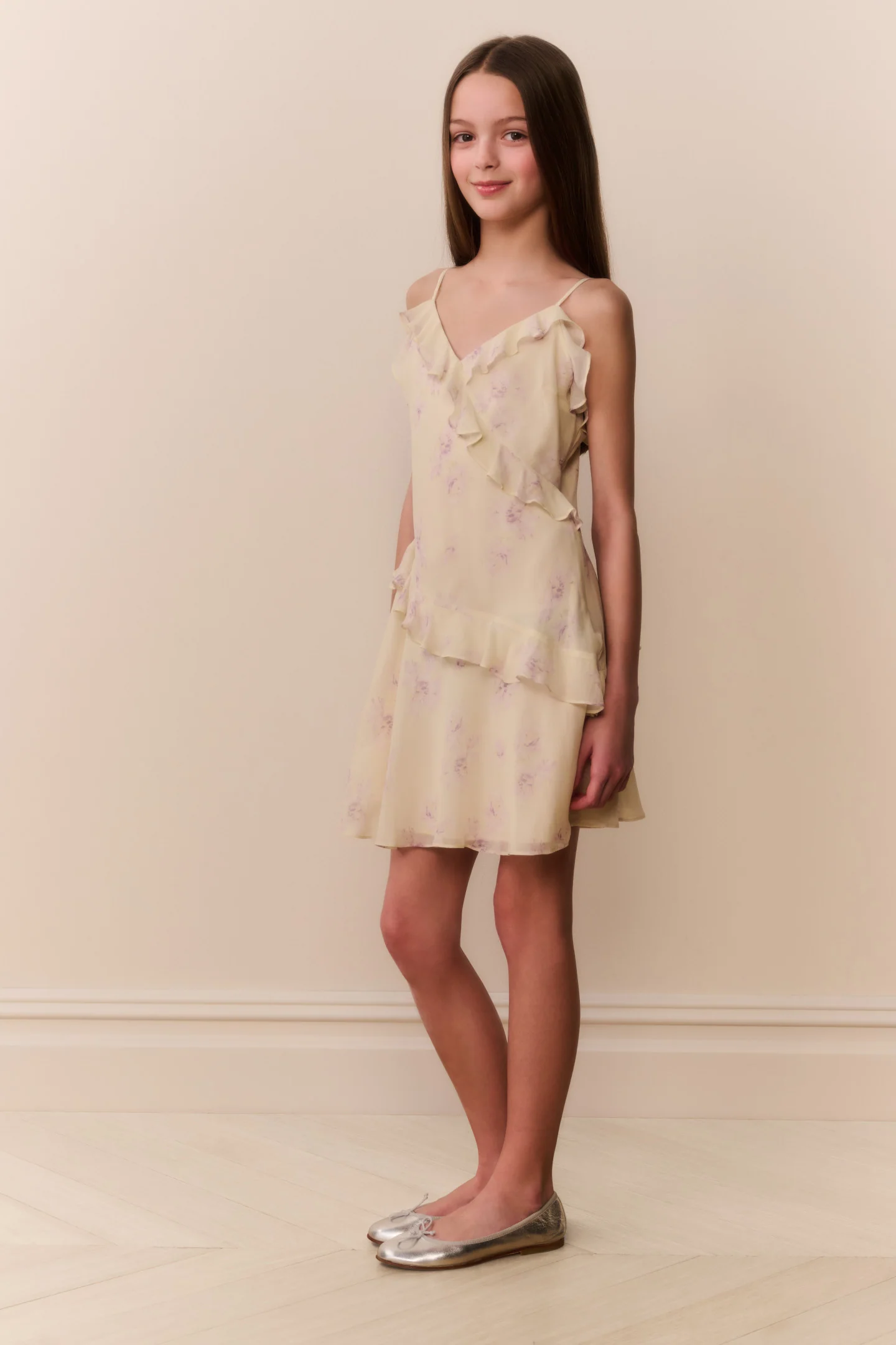 Tween Lomina Bluse mit Blumenmuster aus Chiffon
