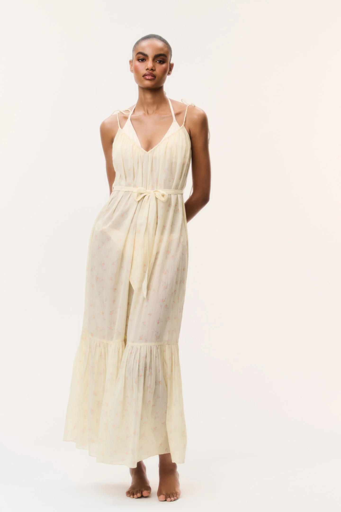 Hale Baumwoll-Überwurfkleid