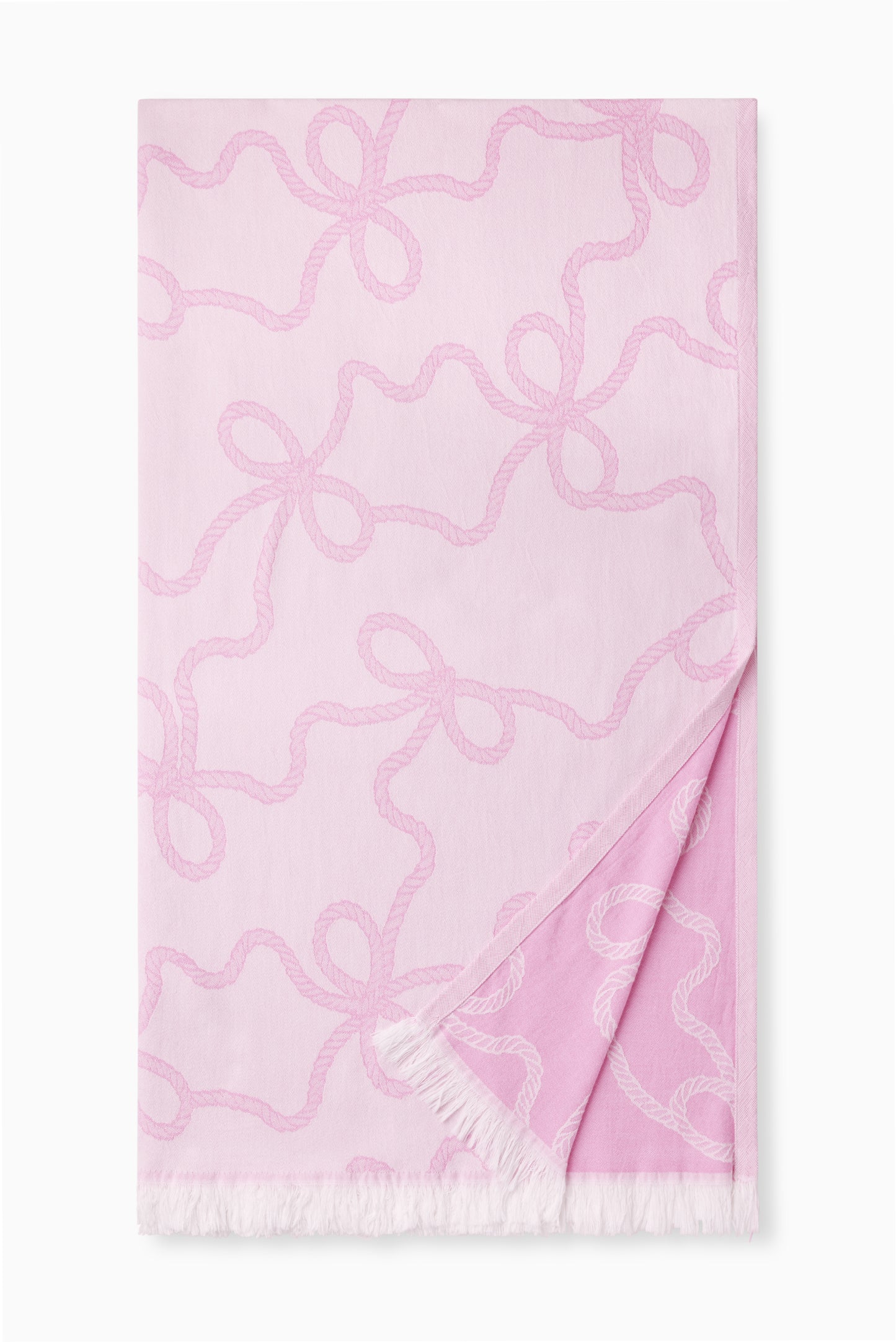 Jacquard-Kleid-Strick-Beach-Throw