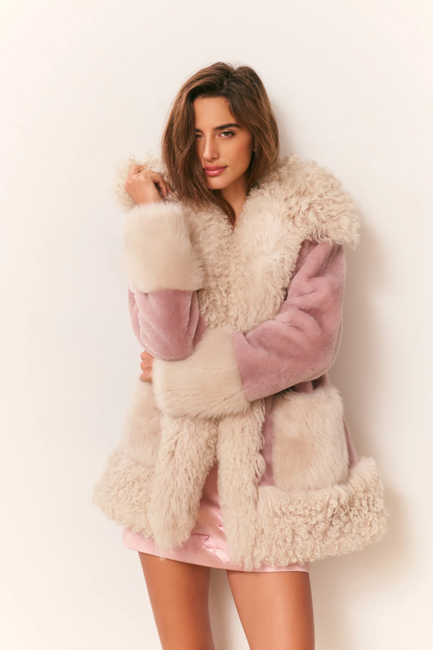 Tuskara Oversized Shearling-Jacke