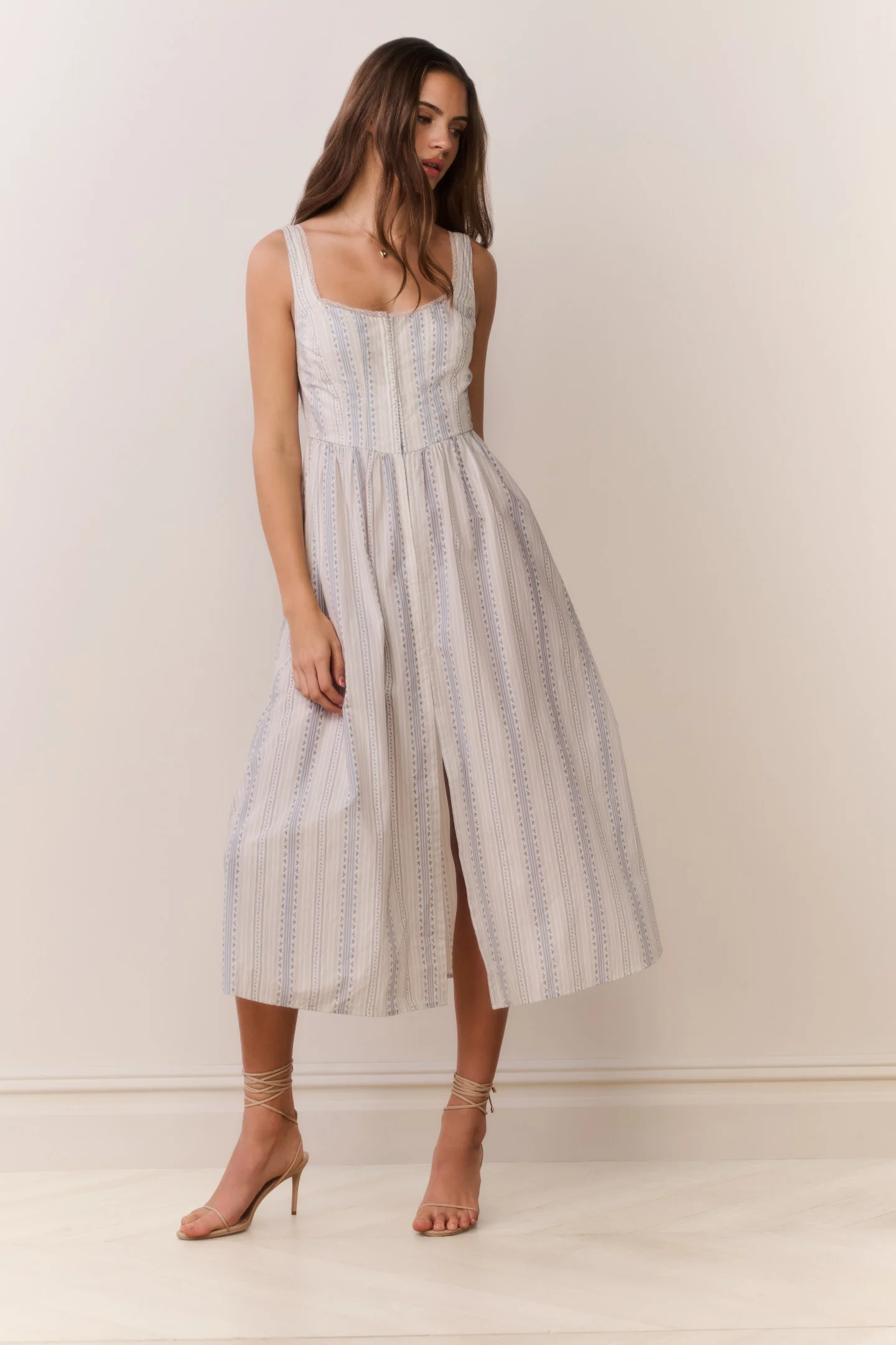Majory Baumwoll-Bustier-Midi-Rock