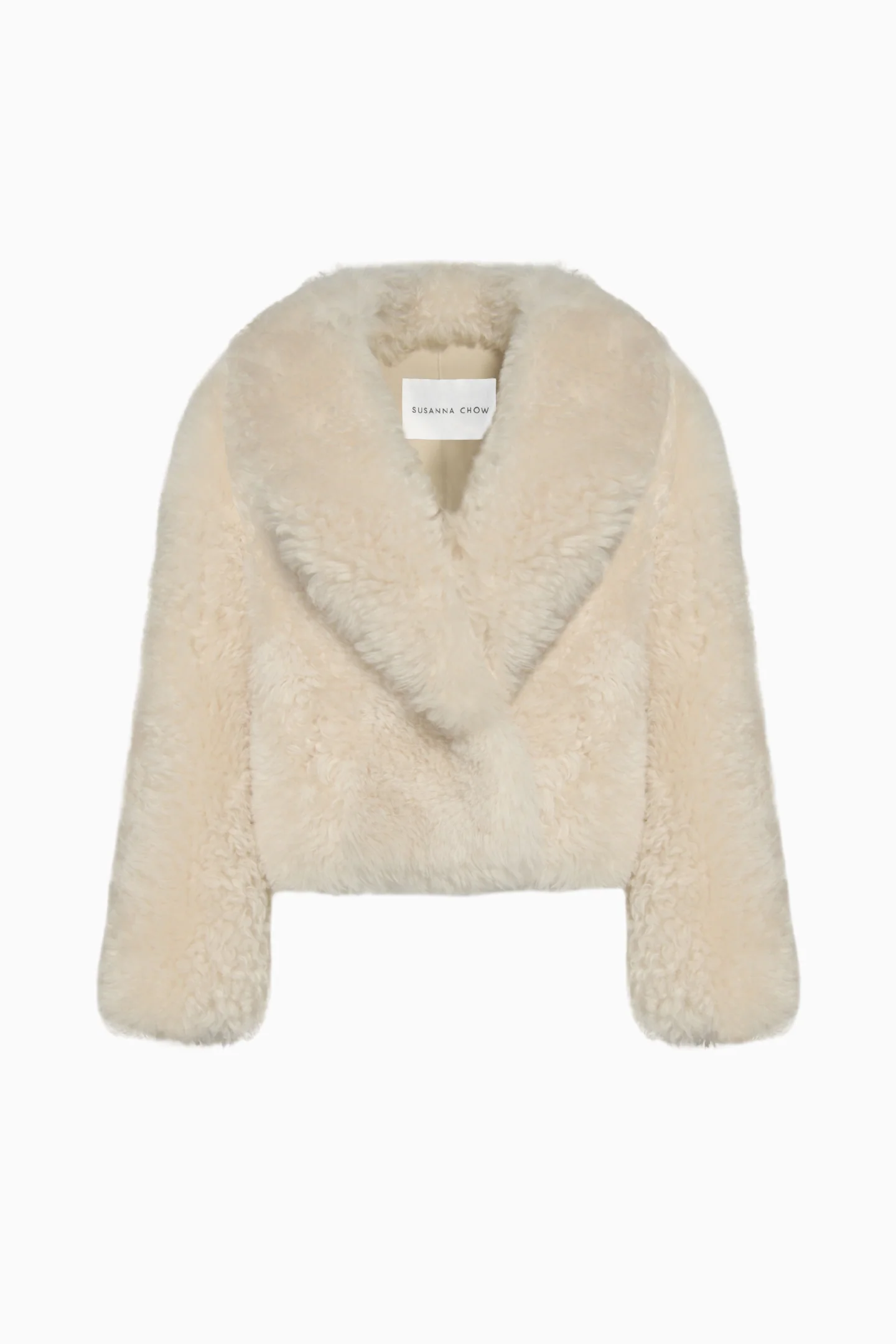Susanna Chow Ayla Shearling Mantel