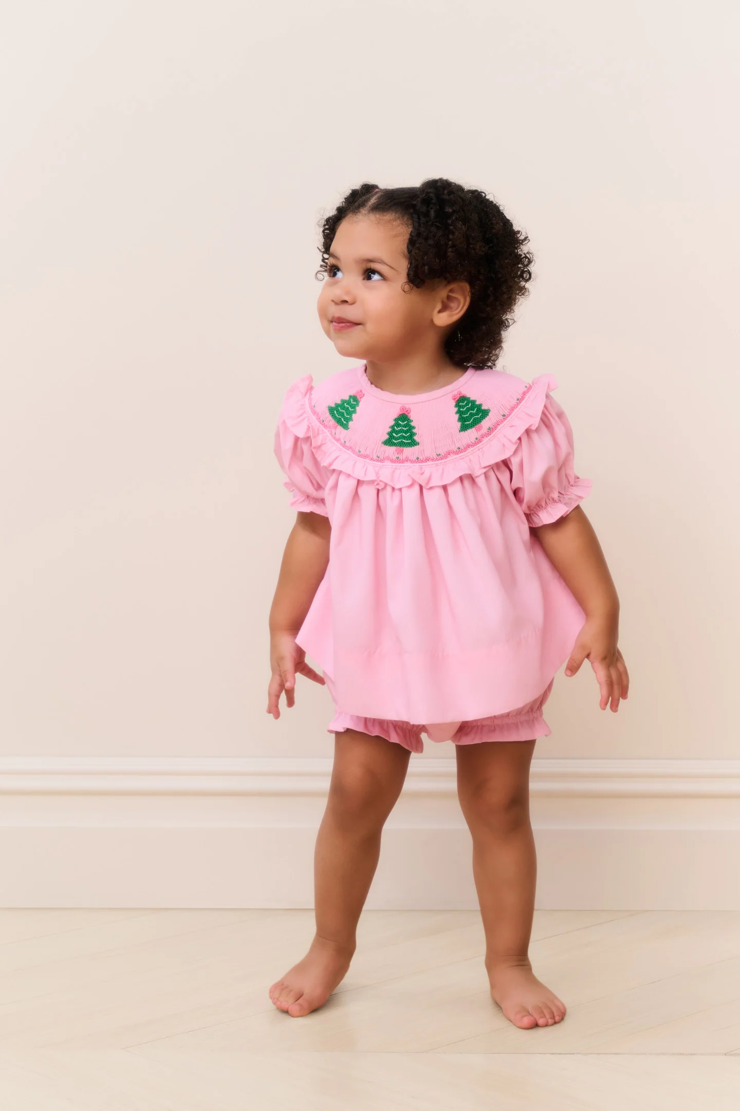 Cecil & Lou Baby Smocked Weihnachtsbaum-Set