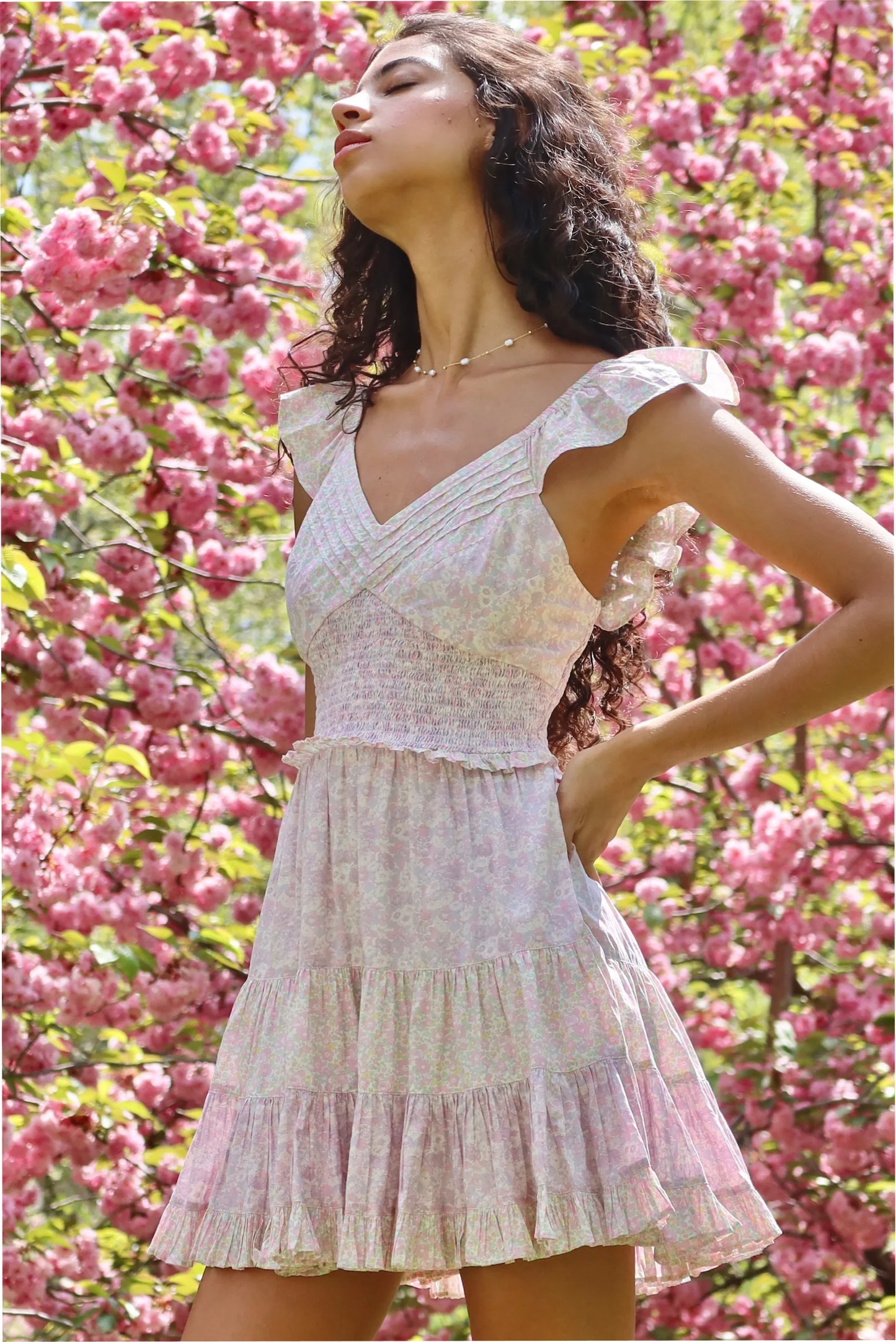 Preseline-Kleid im Mini-Format aus Liberty-Stoffen