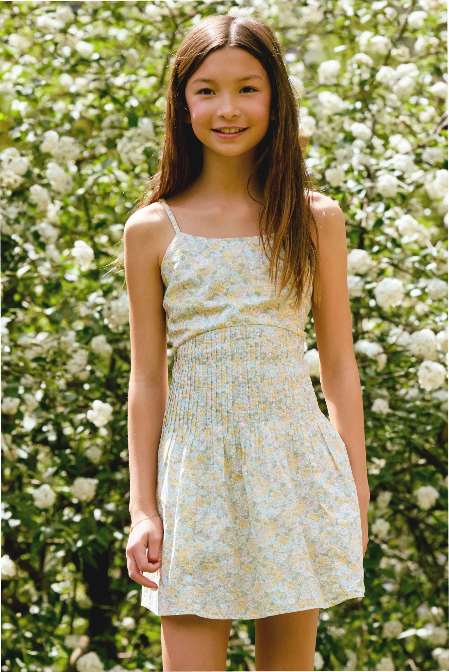 Hergestellt mit Liberty-Stoffen Tween-Havrea-Kleid