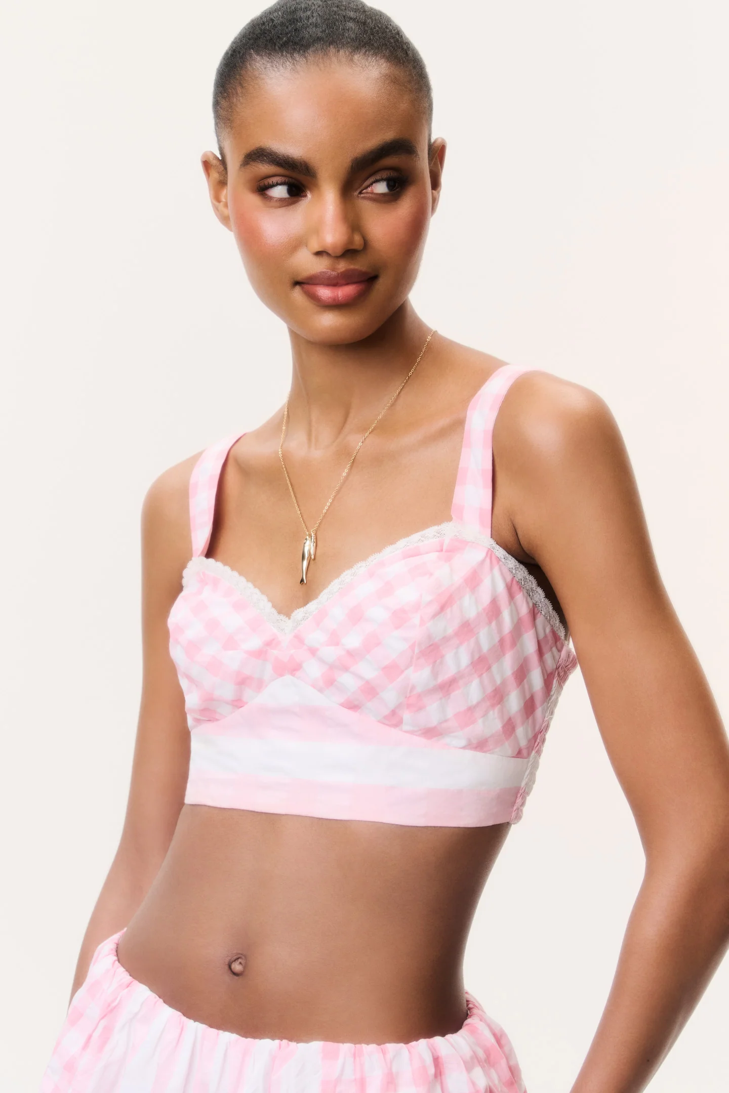 Ricky Seersucker-Bralette-Top
