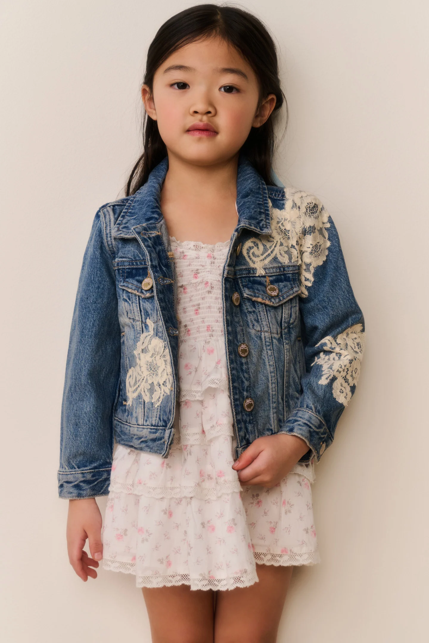 Kleines Mädchen Lavina Denimjacke