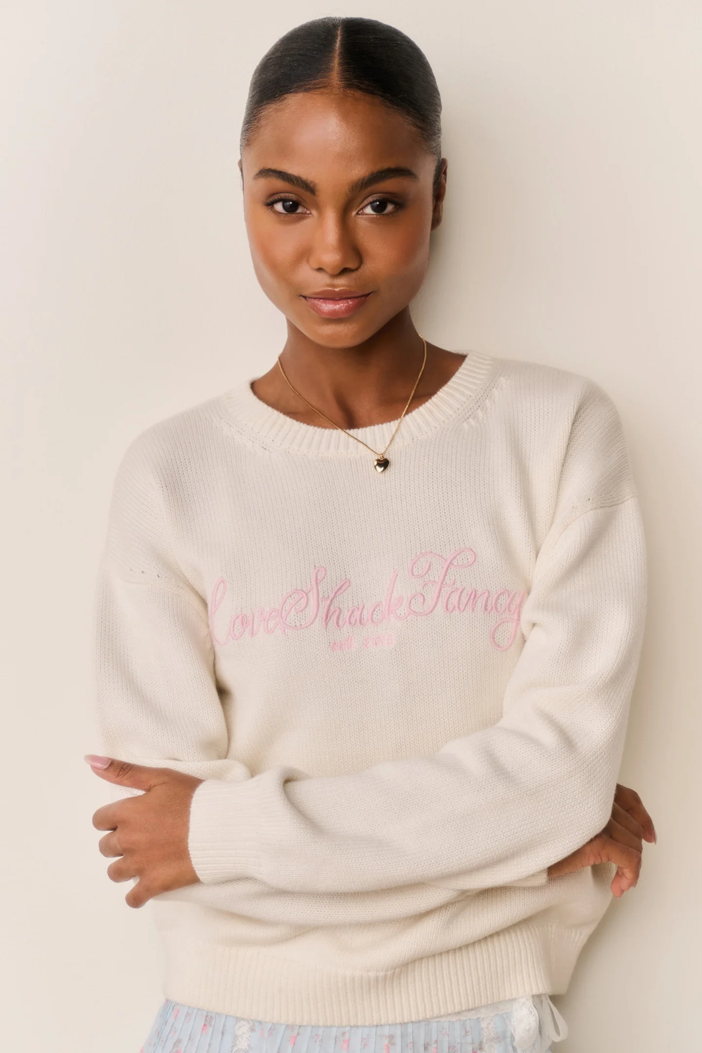 Selman bestickter Baumwoll-Pullover