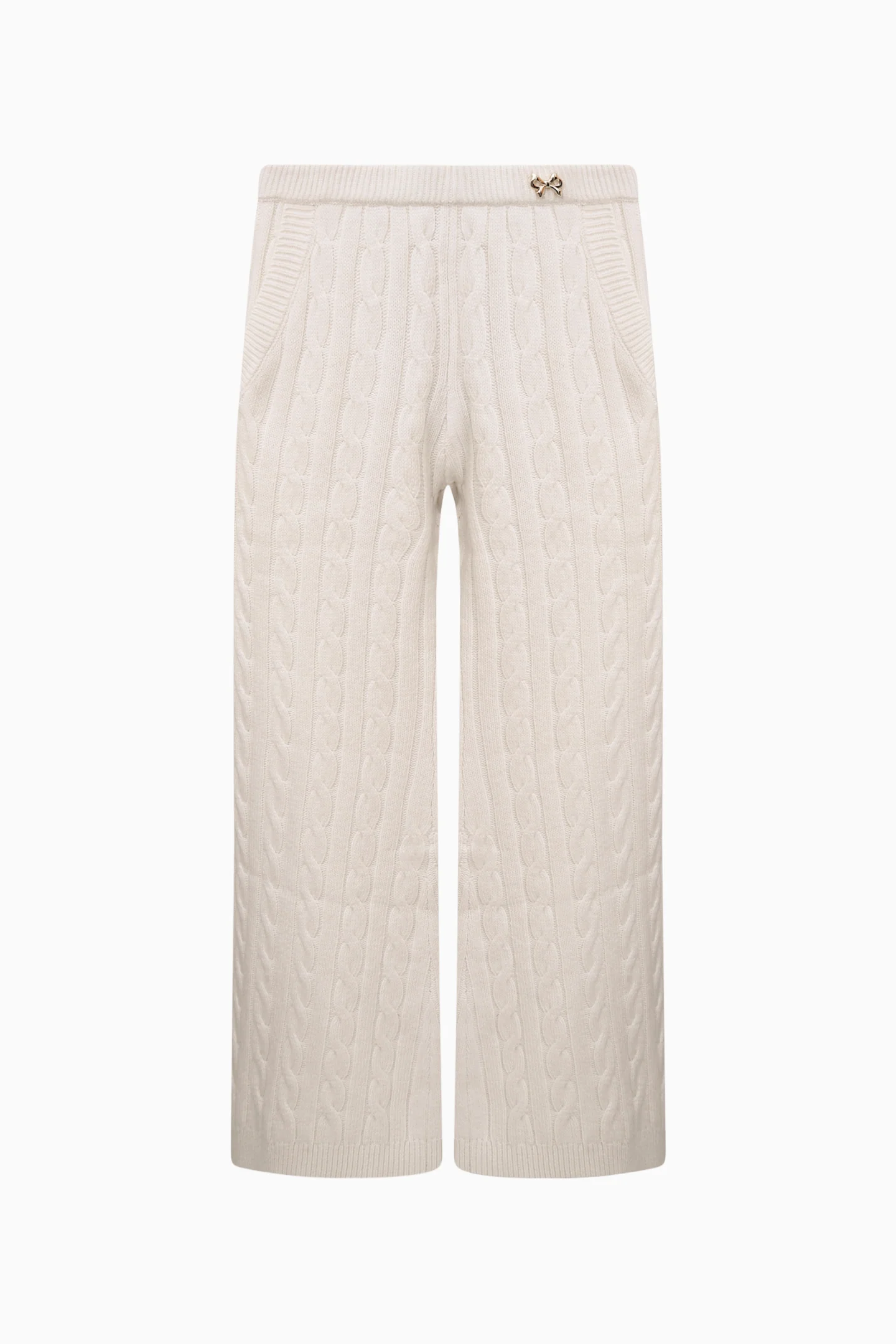 Kleine Mädchen Shalley Strickhose mit Kabelmuster