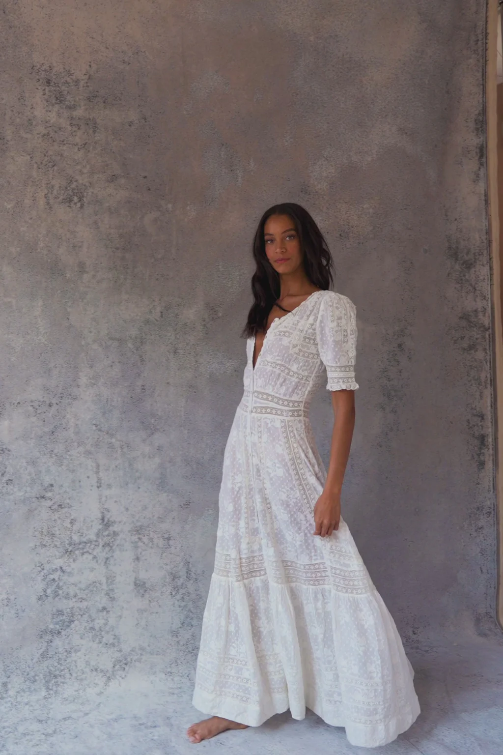 Minka Heritage Maxikleid