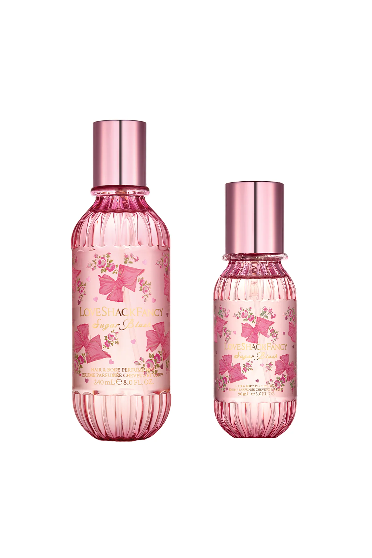 Sugar Blush Set aus Vollgrößen- und Miniform-Parfümnebel