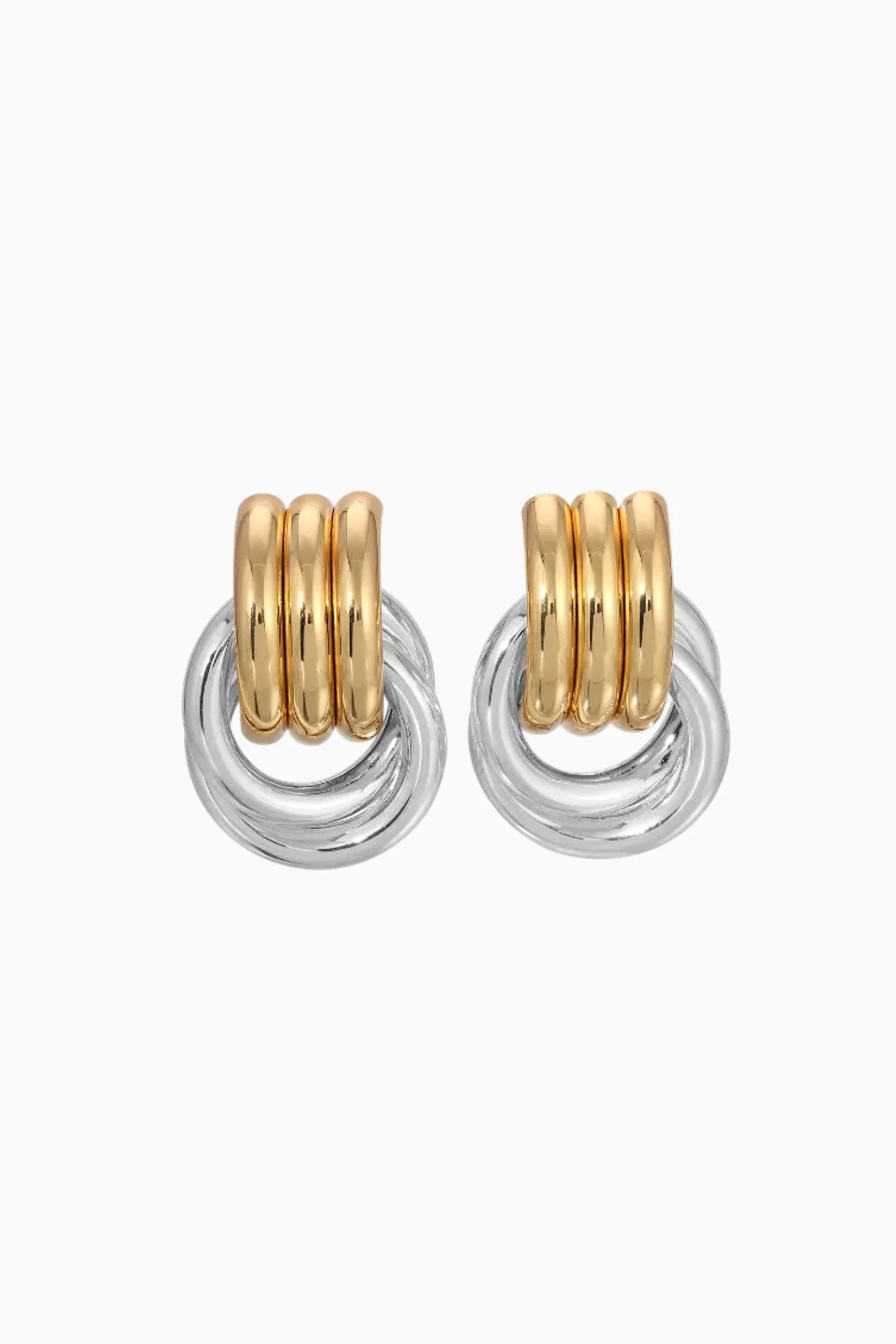 Heaven Mayhem Mini-Knot-Mischmetall-Ohrstecker