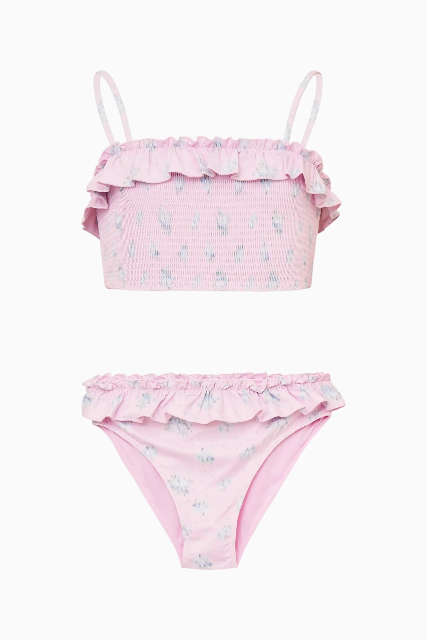 Kleines Mädchen Penni Smocked Blumen-Bikini Kleines Mädchen Penni Smocked Blumen-Bikini