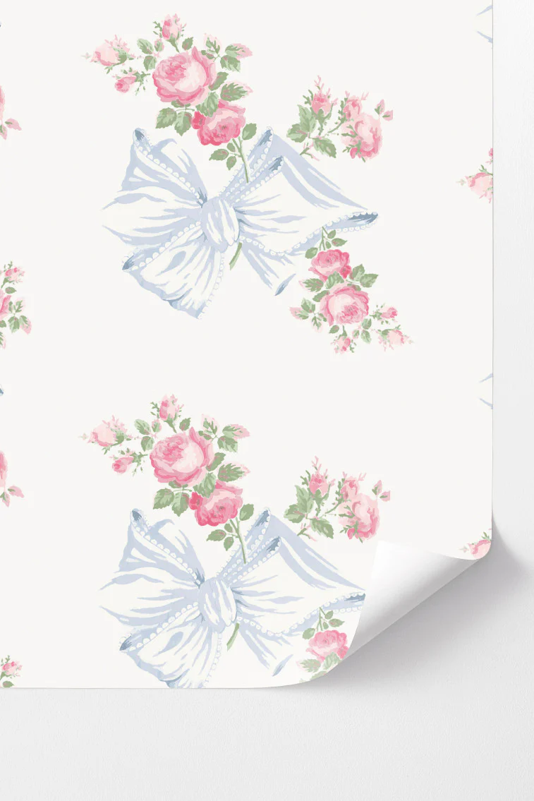 Rosa Beaux Pastellblau Abzieh- und Klebefolie