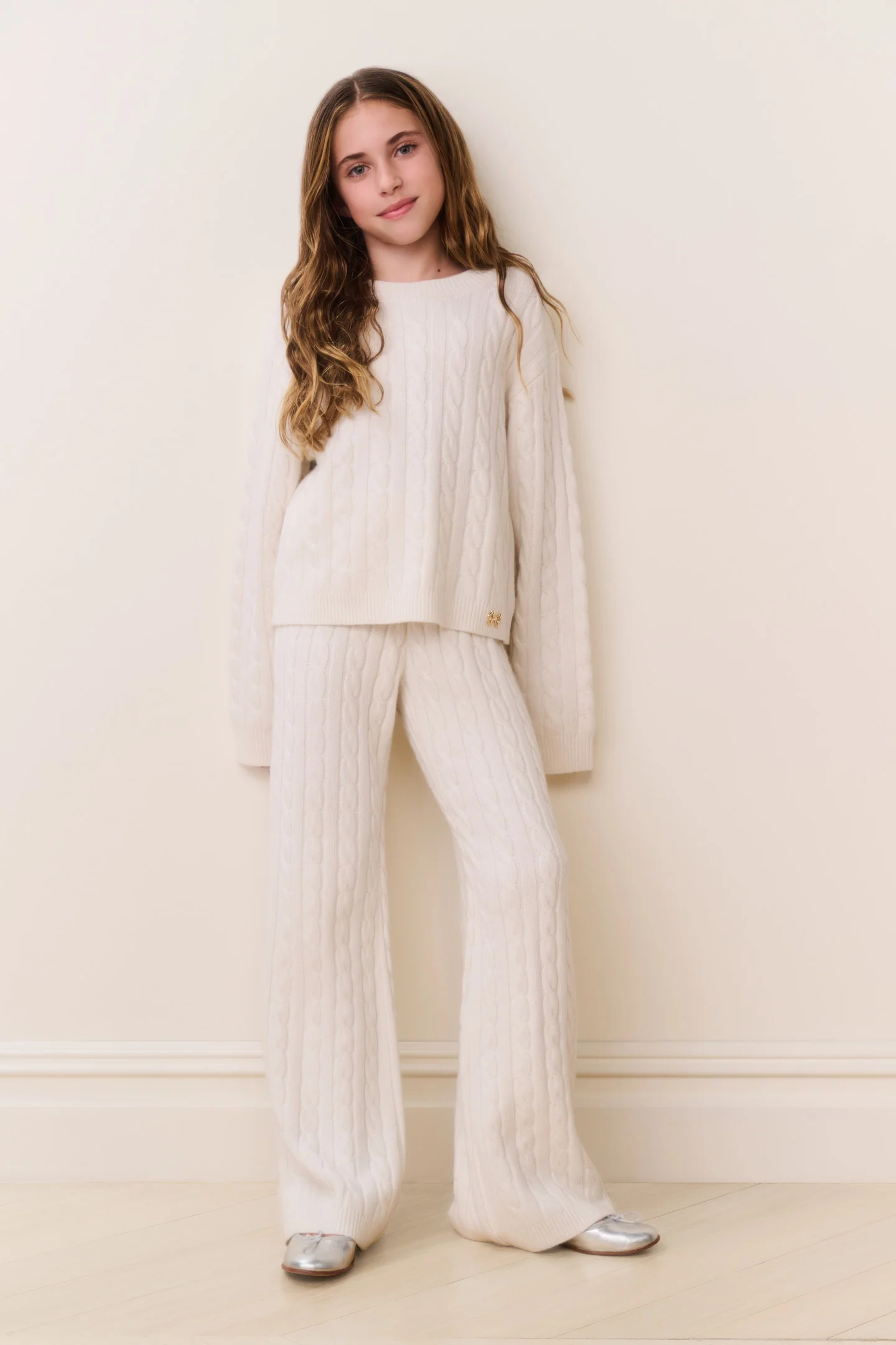 Tween Sallie Kabelstrick-Pullover