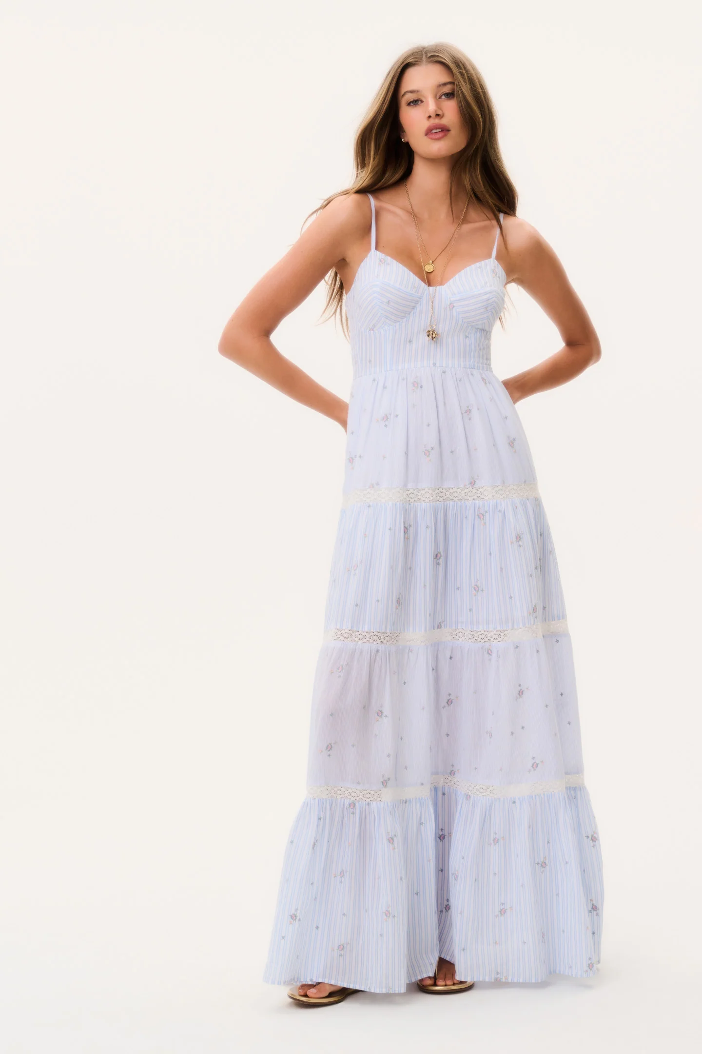 Story Baumwoll-Maxikleid