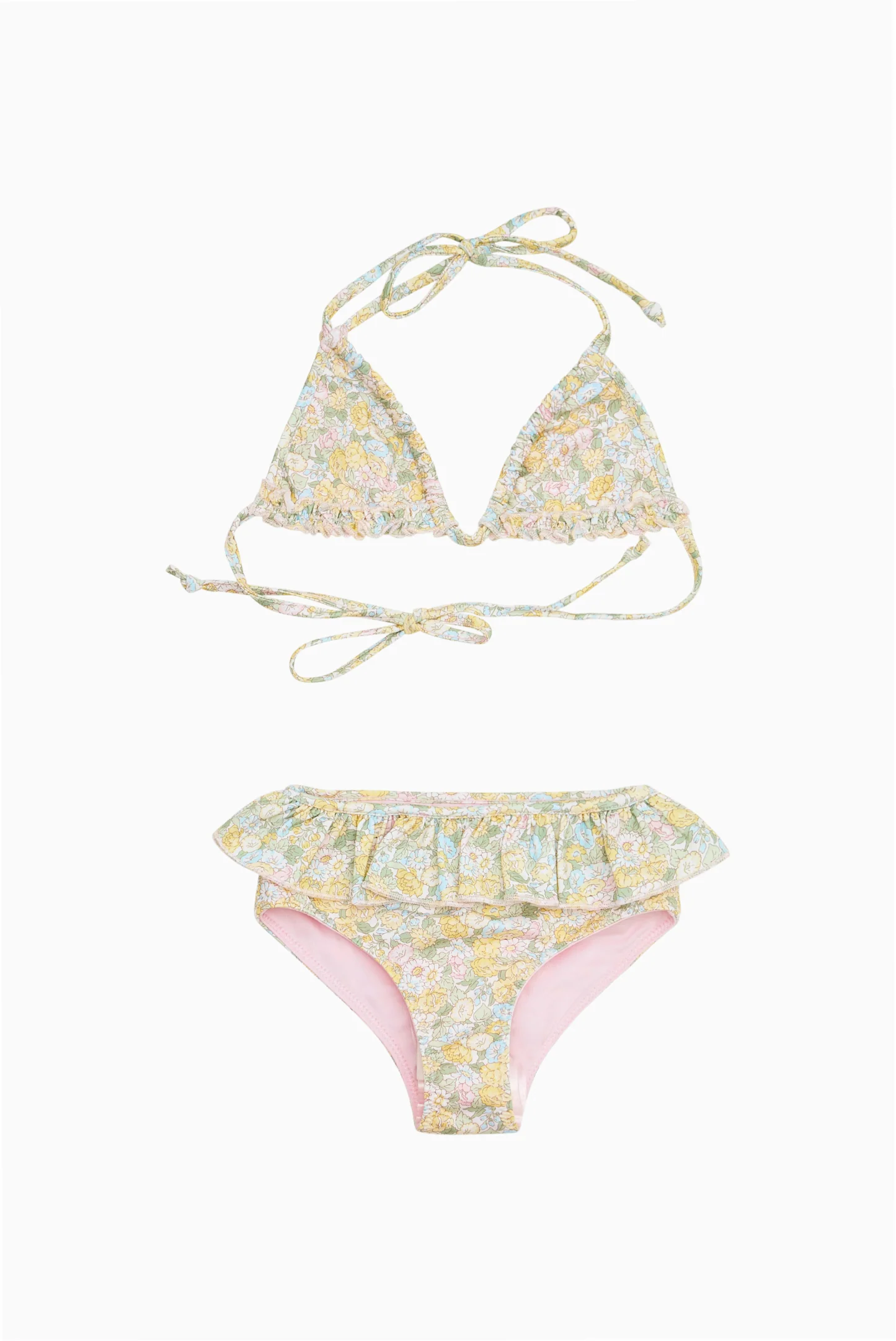 Hergestellt mit Liberty-Stoffen, kleines Mädchen-Harbor-Bikini