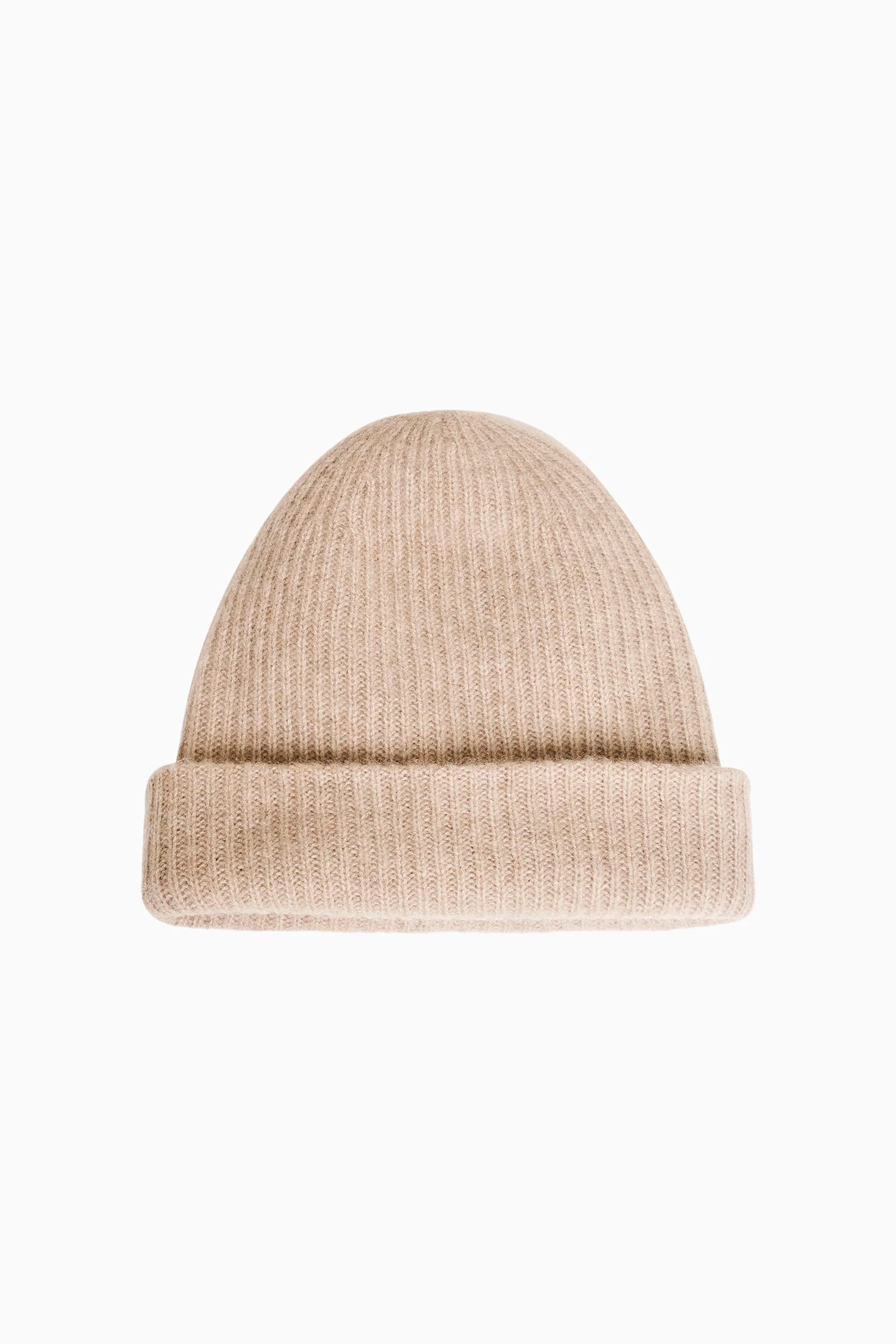 White & Warren Cashmere-Plüsch-Rippen-Mütze
