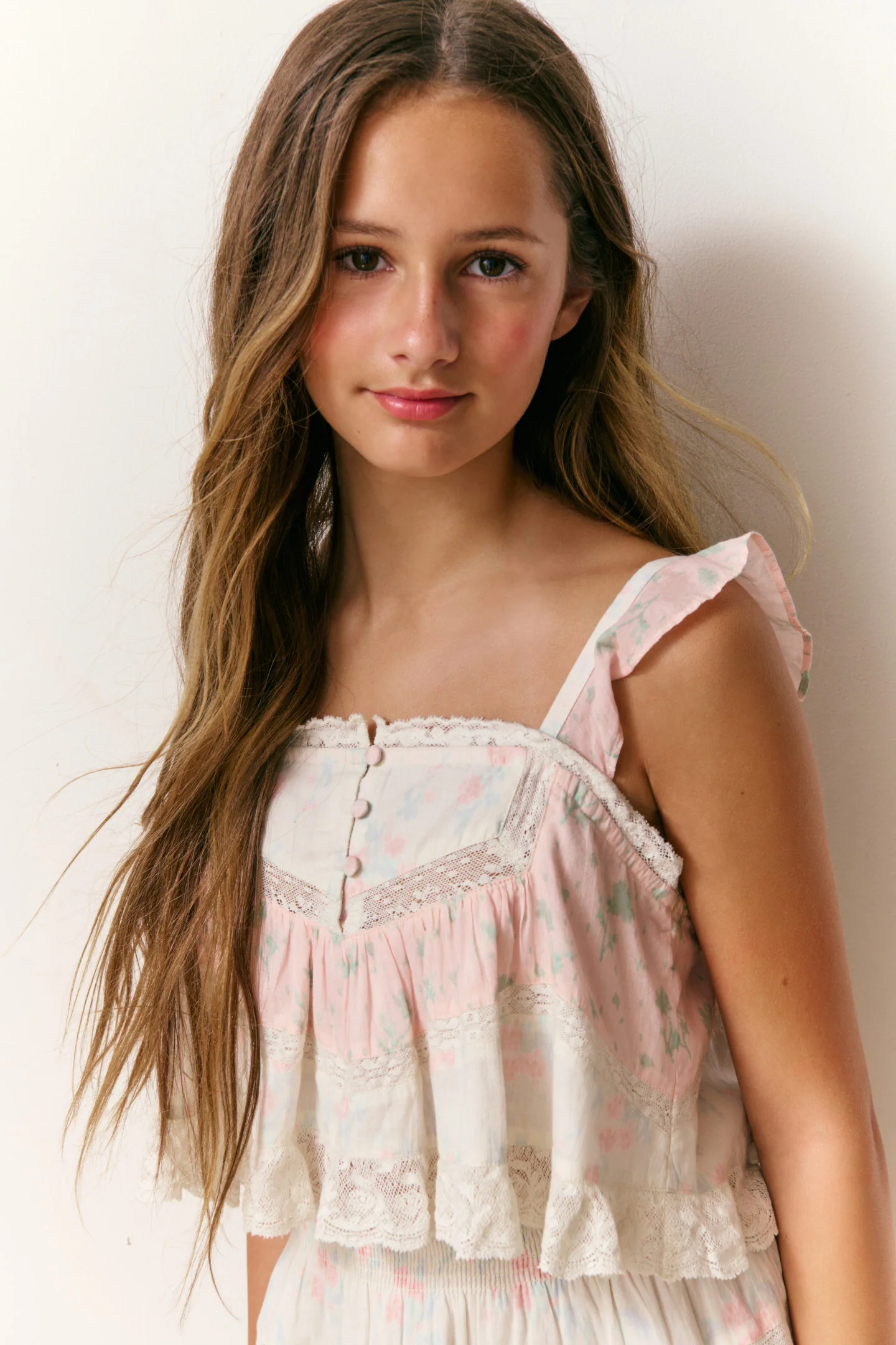 Mädchen Kiama Mixed-Print-Tops