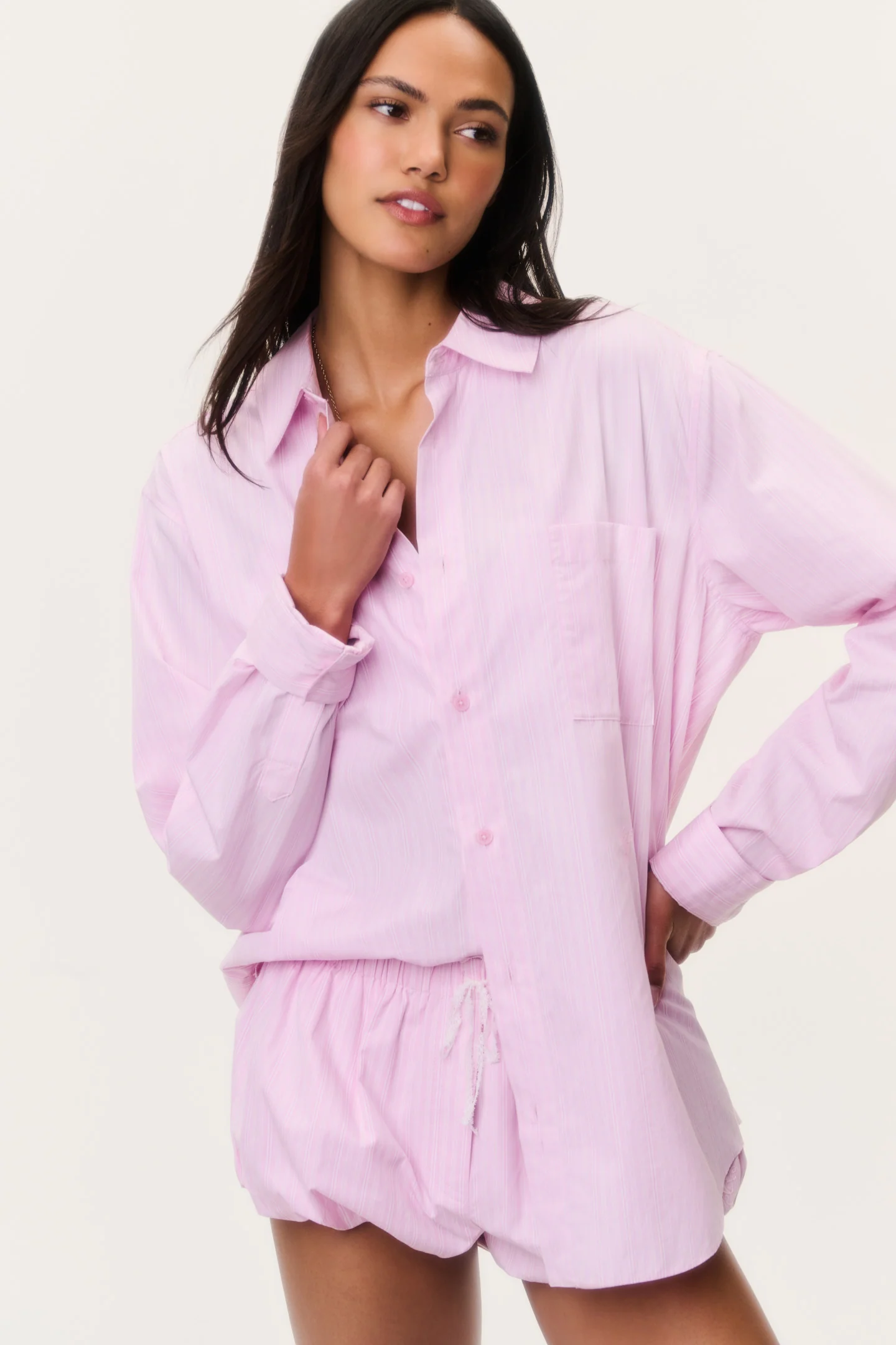 Hudley Pinstripe Unisex Hemd
